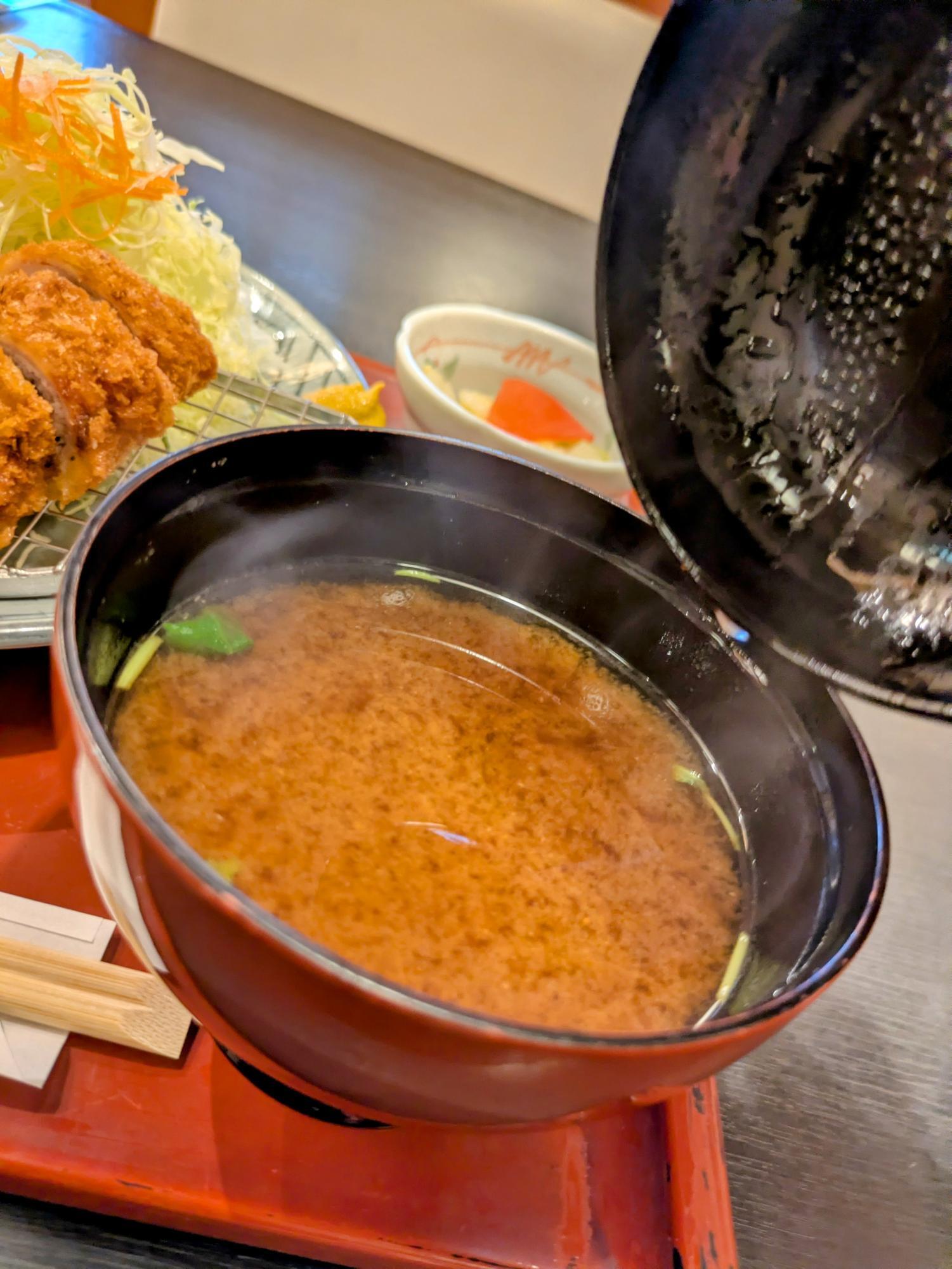 なめこ汁も美味しかった