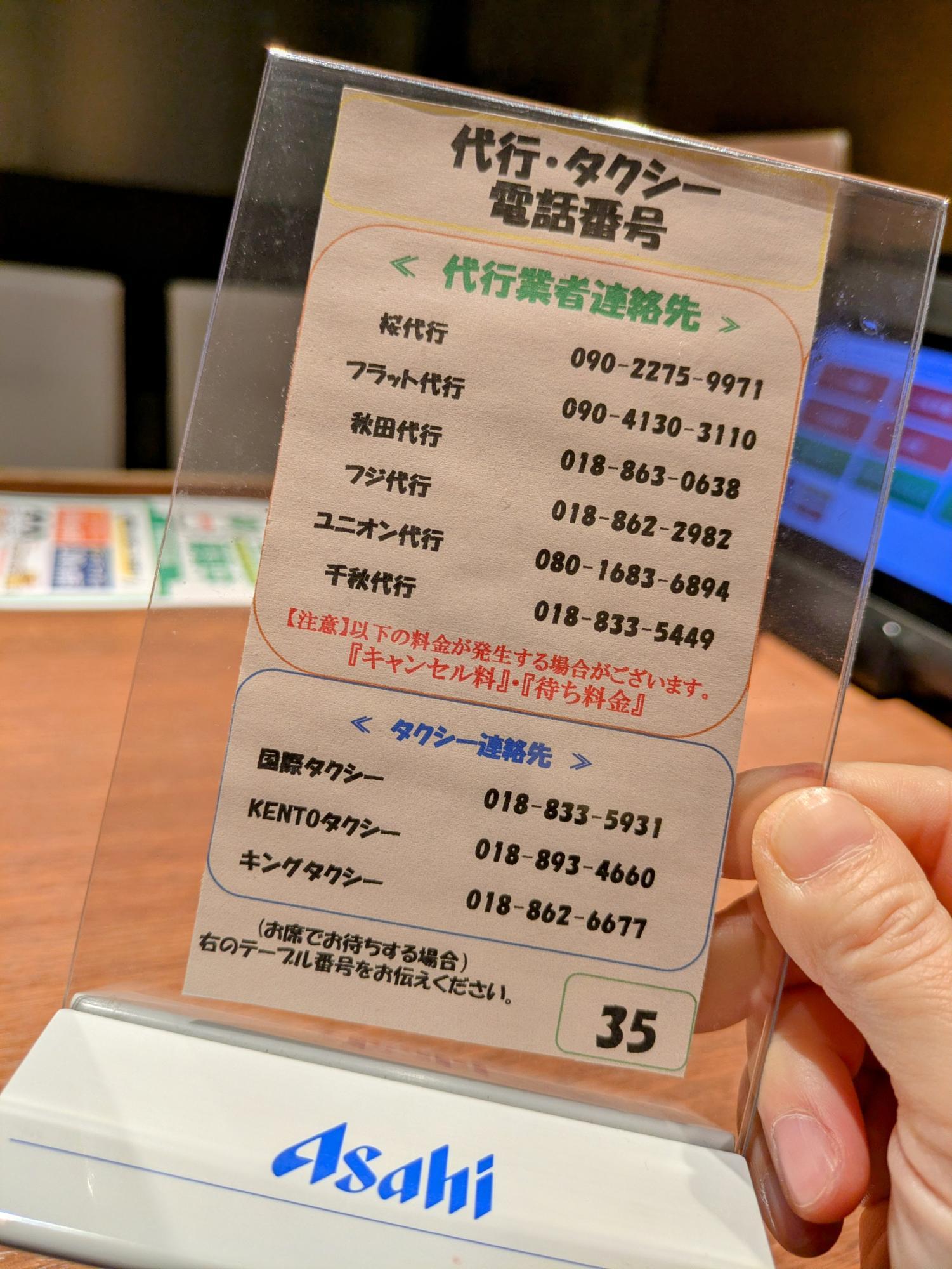 飲んだら代行