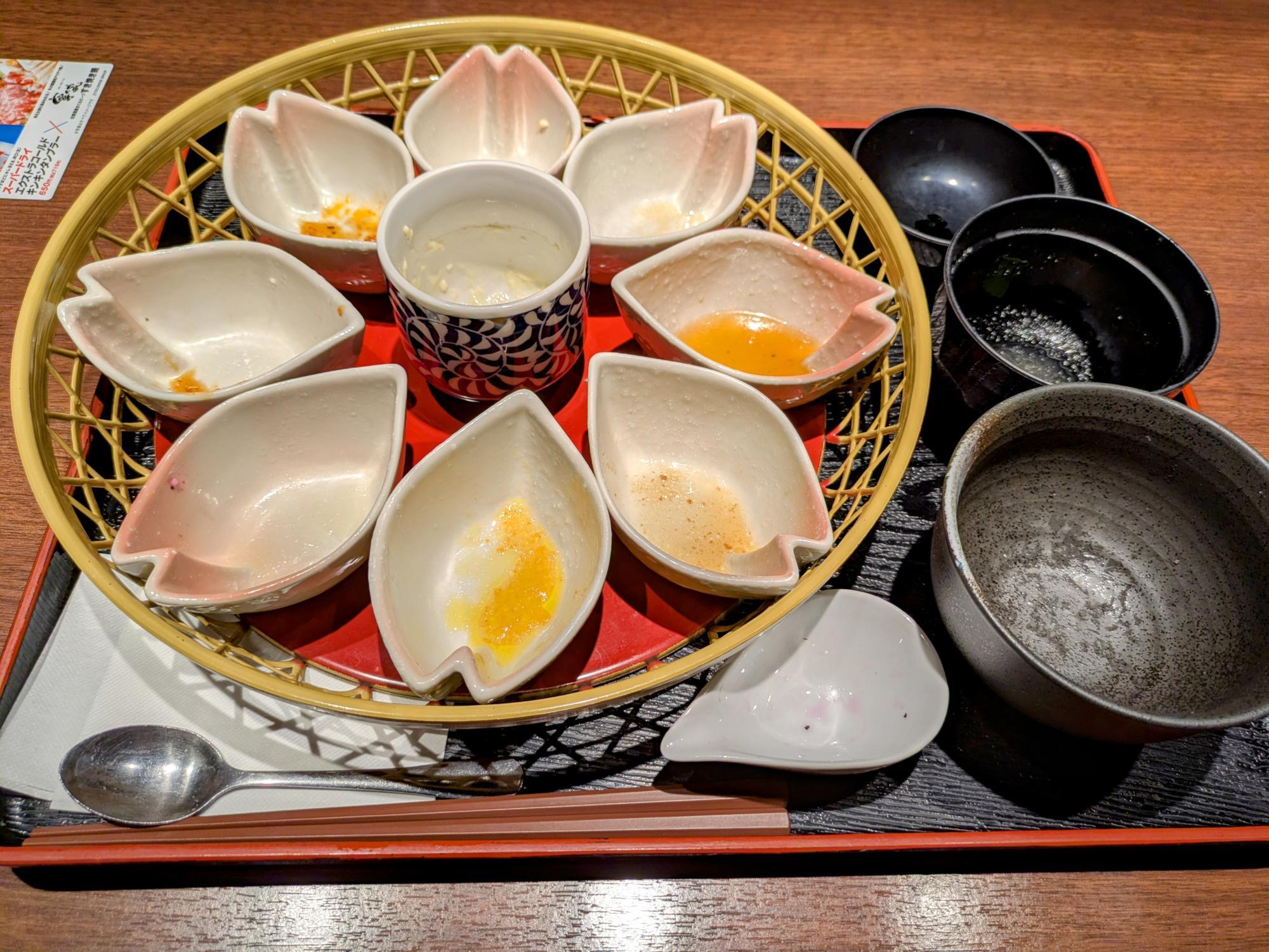 きれいに完食です