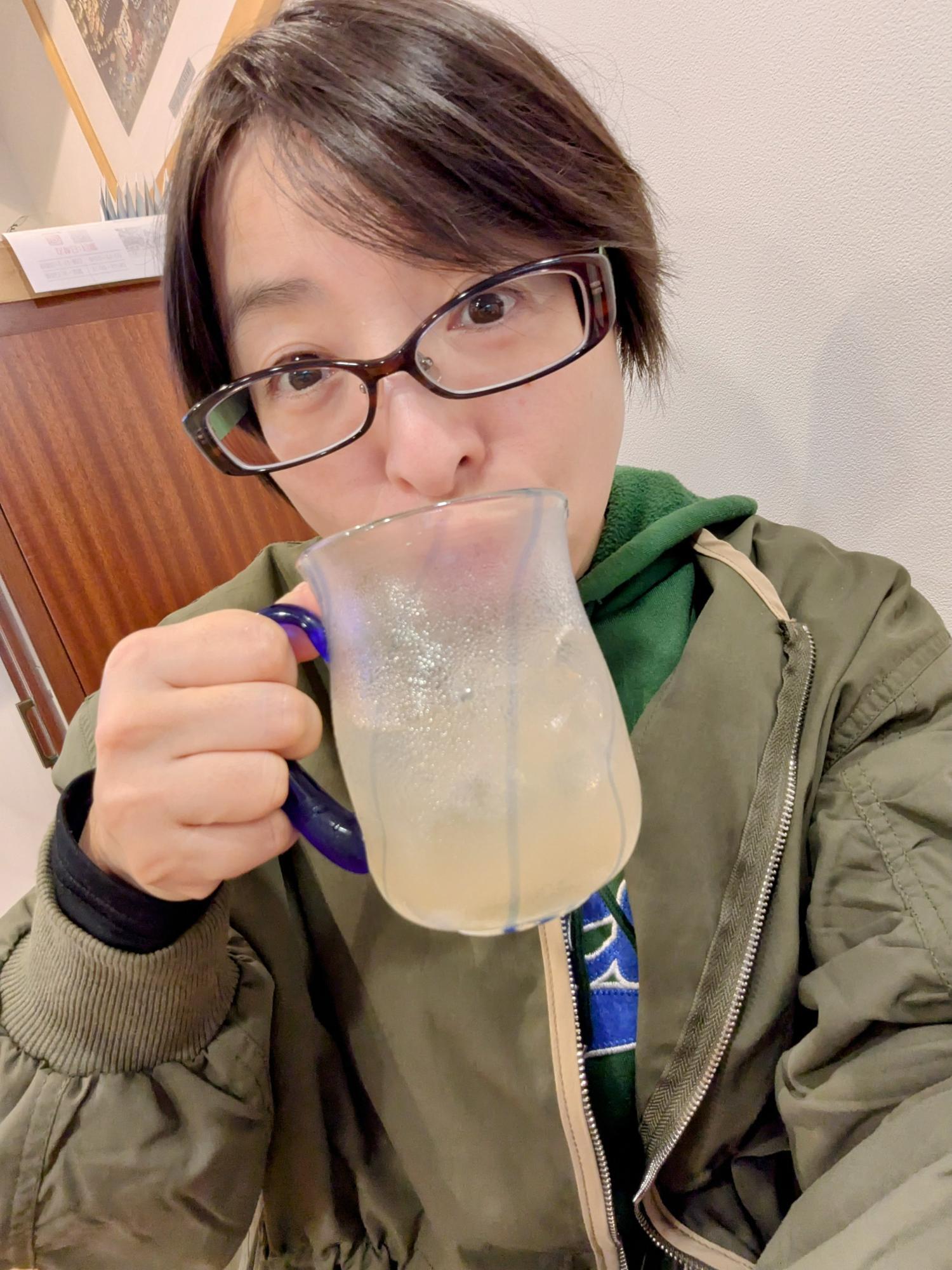 りんごジュース美味しかった〜♪