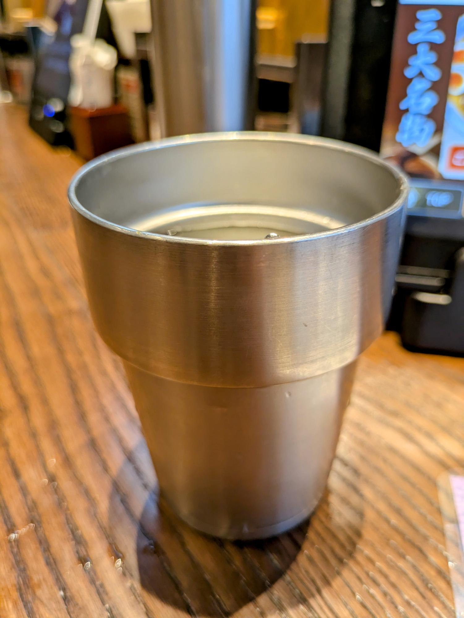冷えたお水