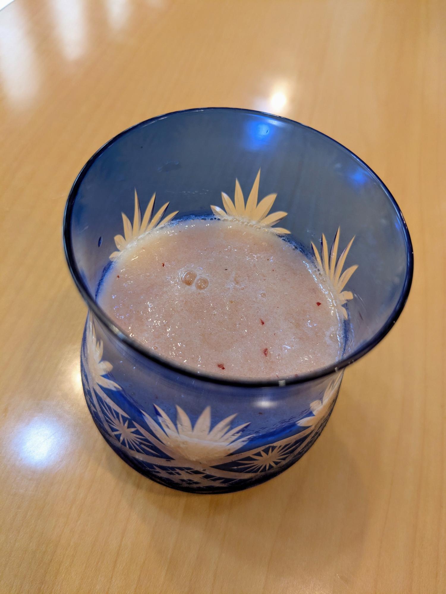 食後の生ジュース