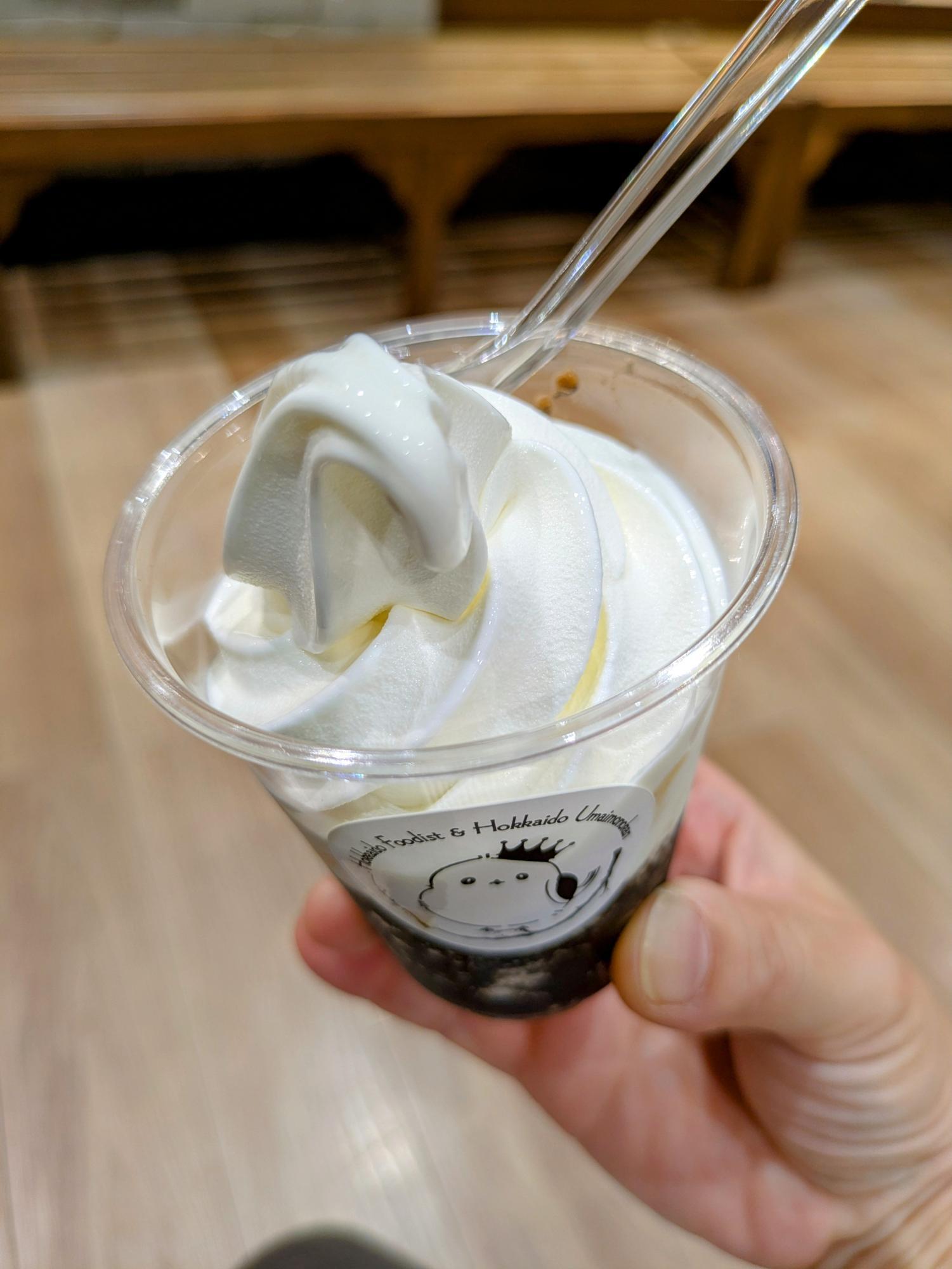 ソフトクリームたっぷりです