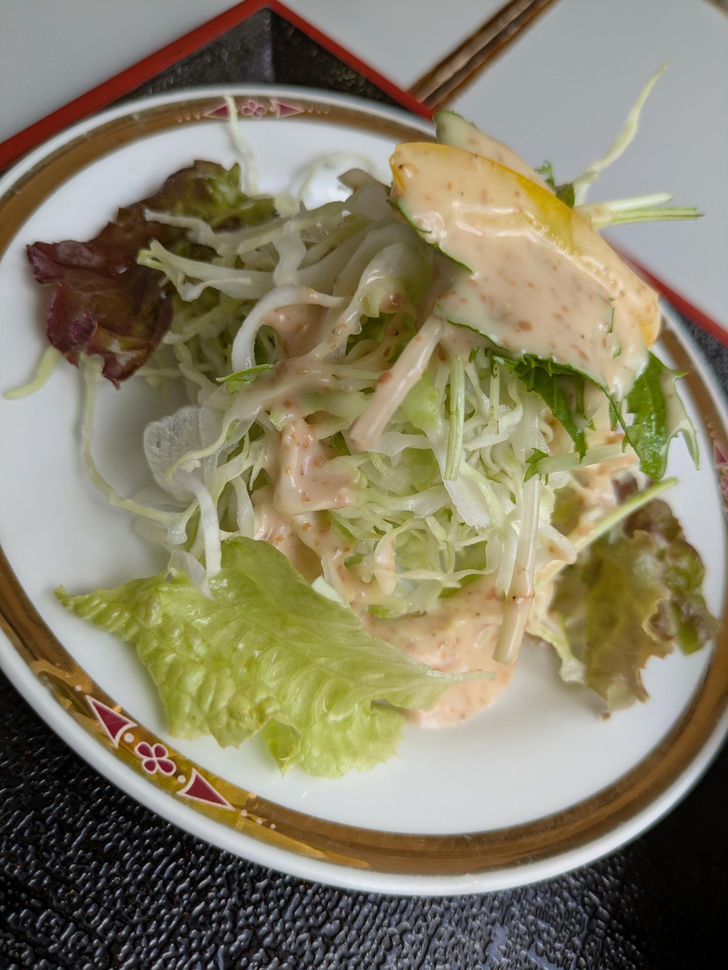 ごまドレッシングが最高