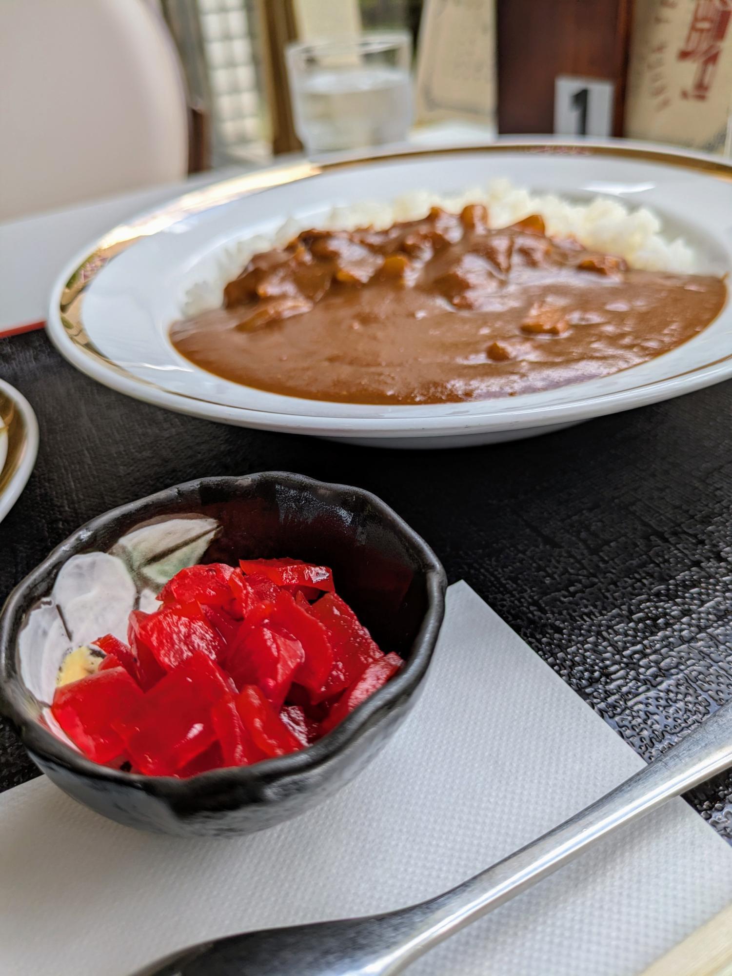 福神漬もタップリ