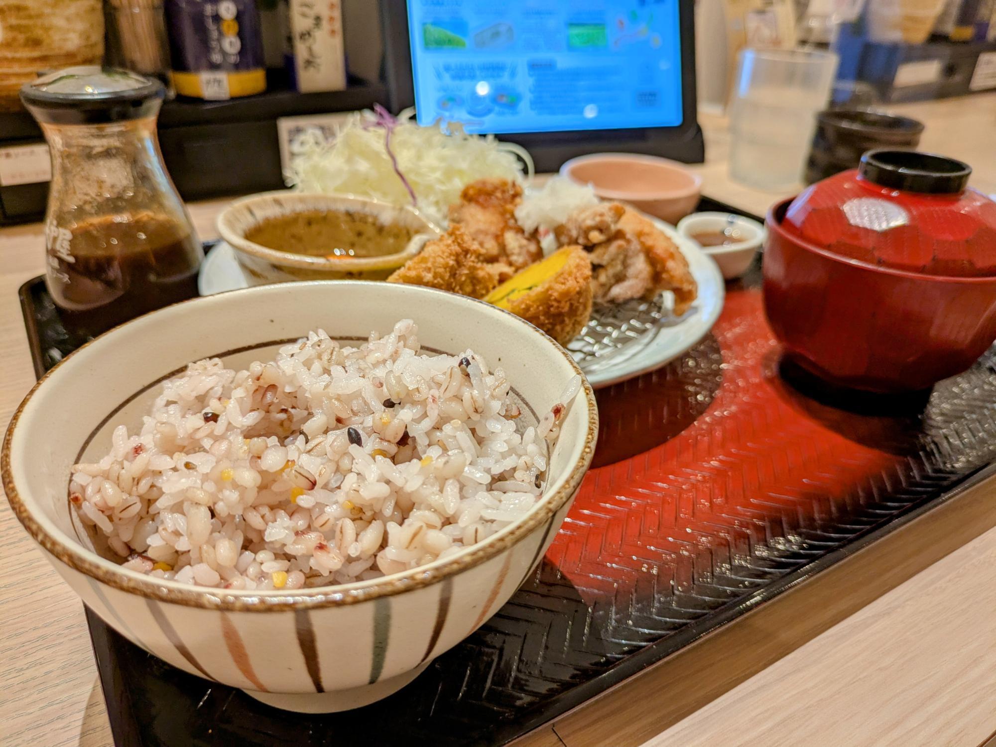 五穀米も栄養タップリ