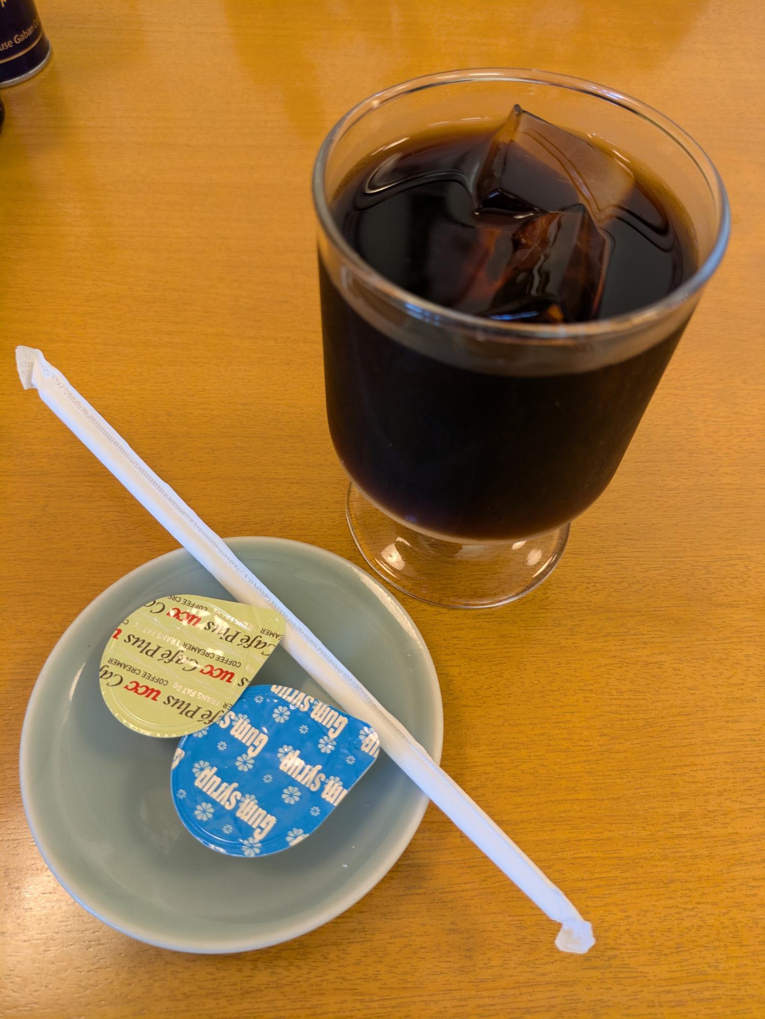 私はアイスコーヒー