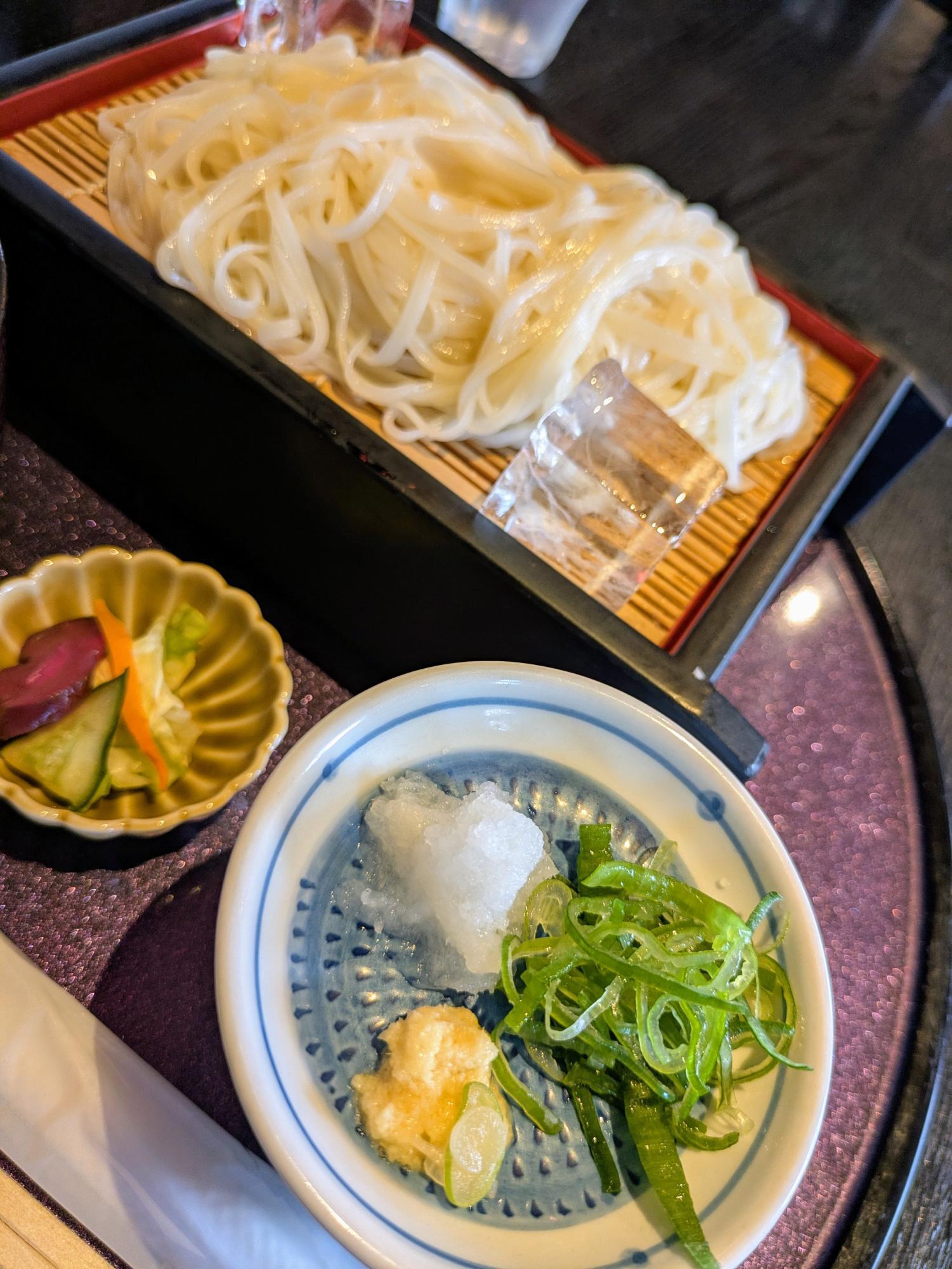 薬味も美味しかった