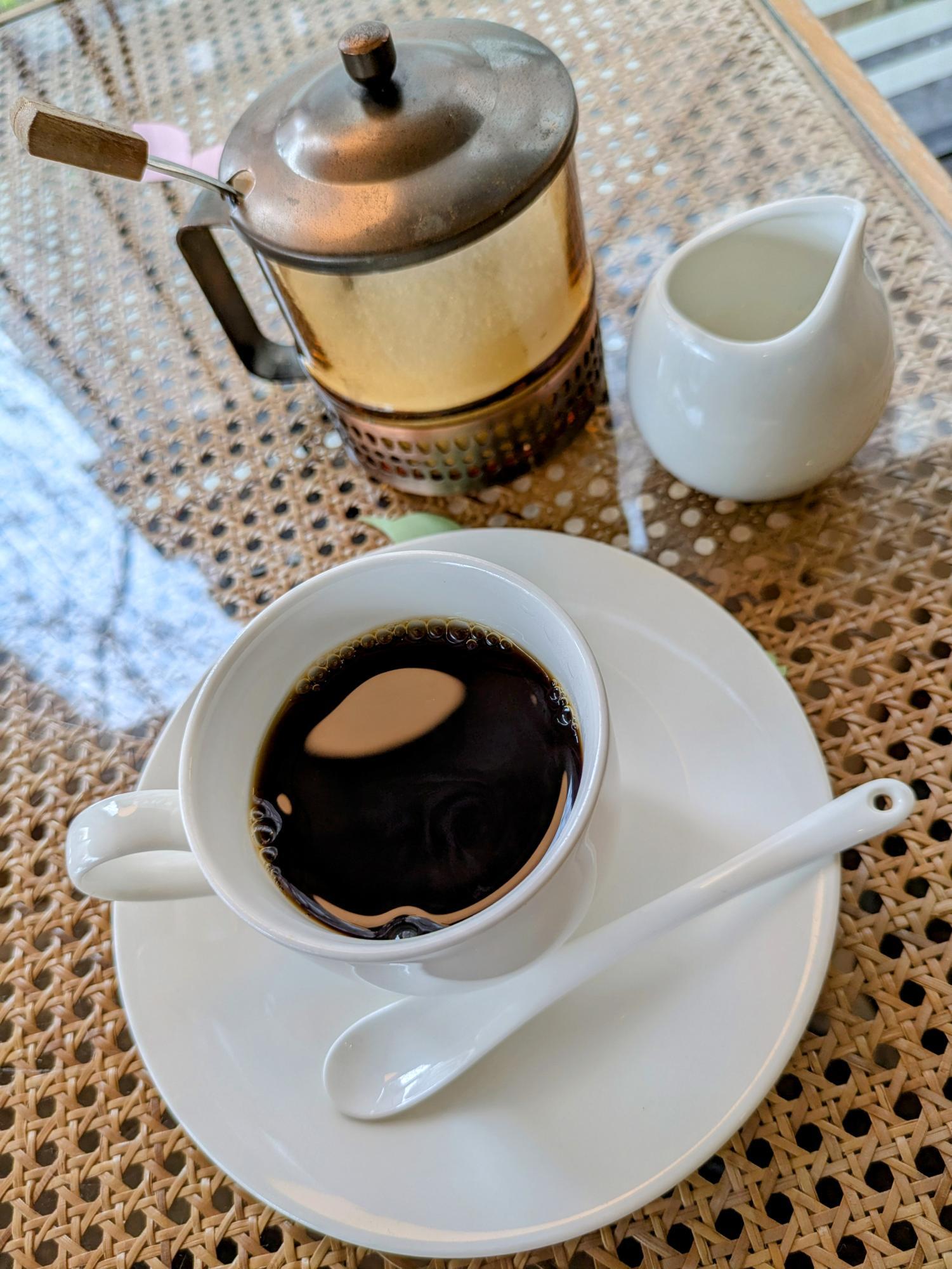 食後のコーヒー