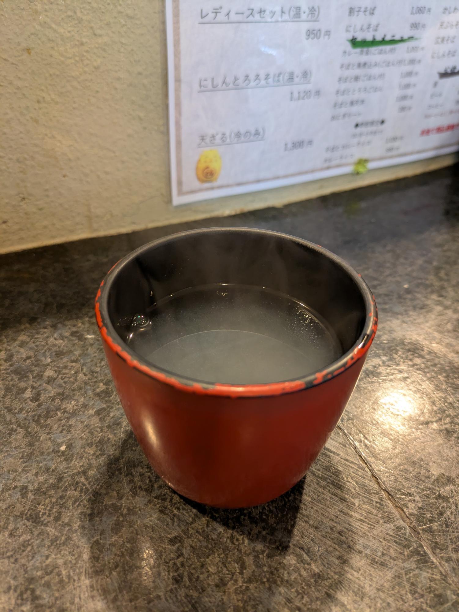 そば湯も大好き