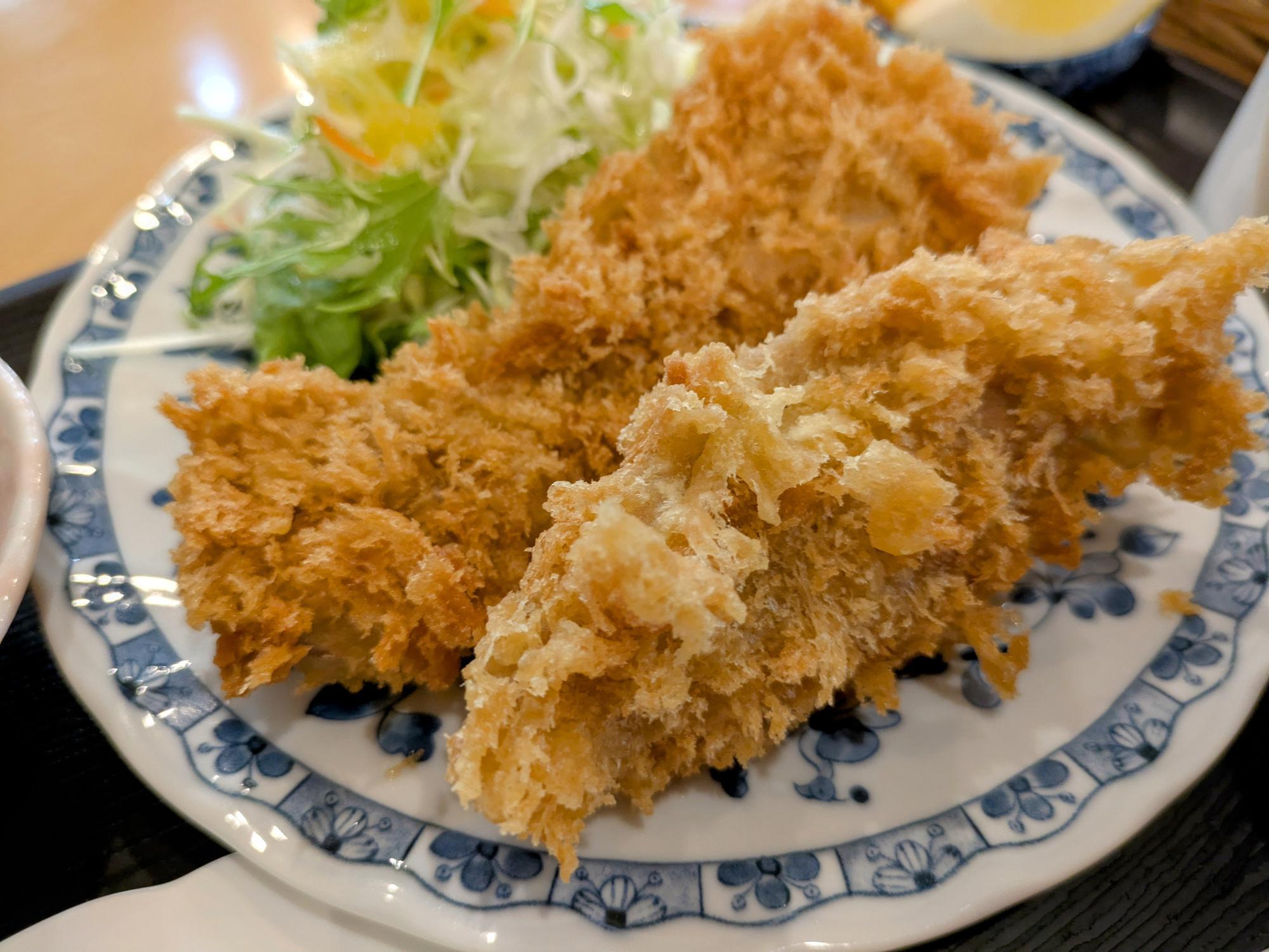 メインの魚フライ