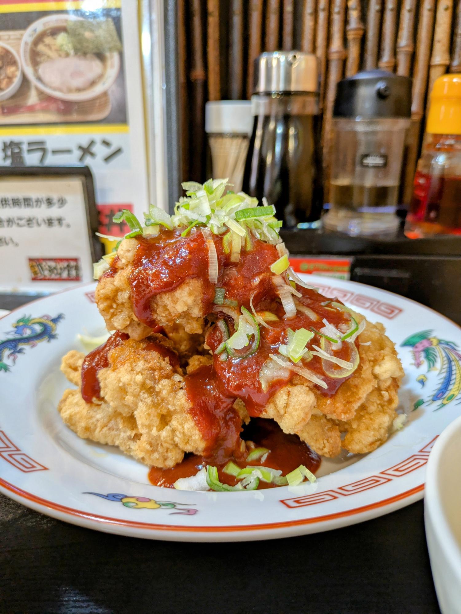 メインの唐揚げ