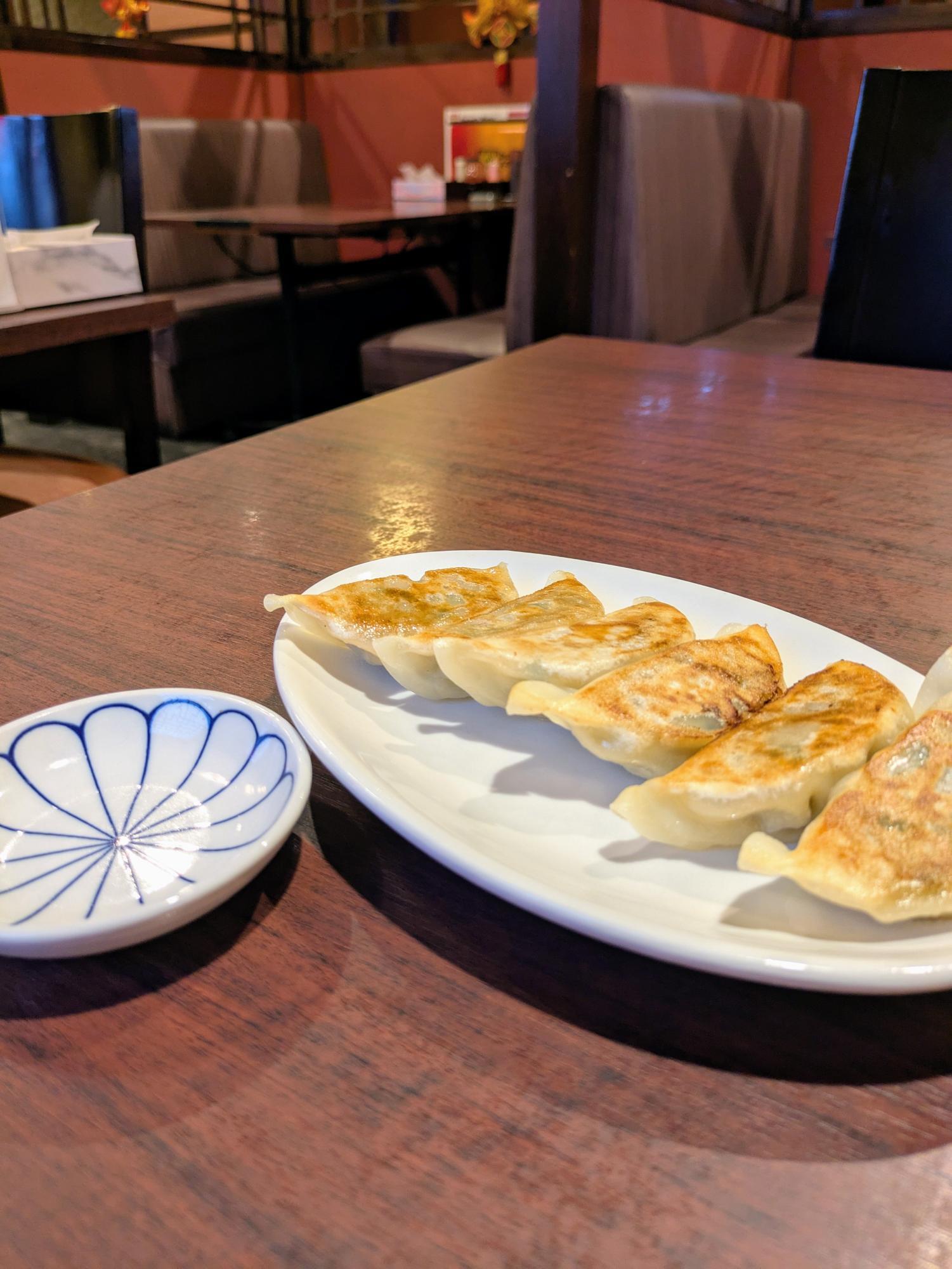 先ずは焼き餃子