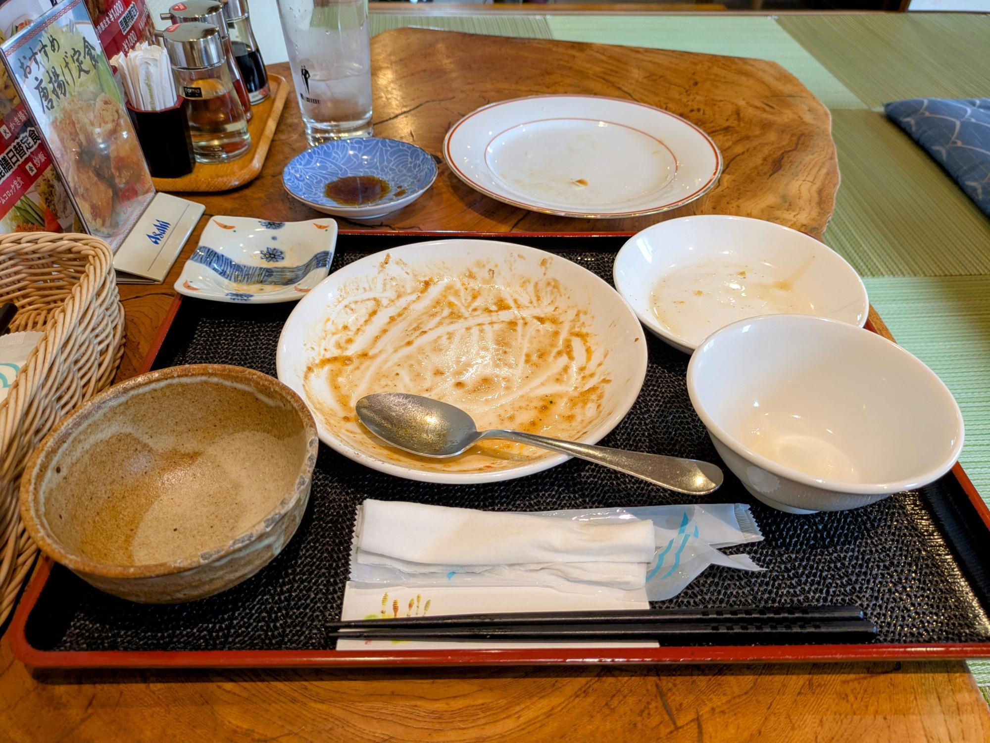 綺麗に完食です