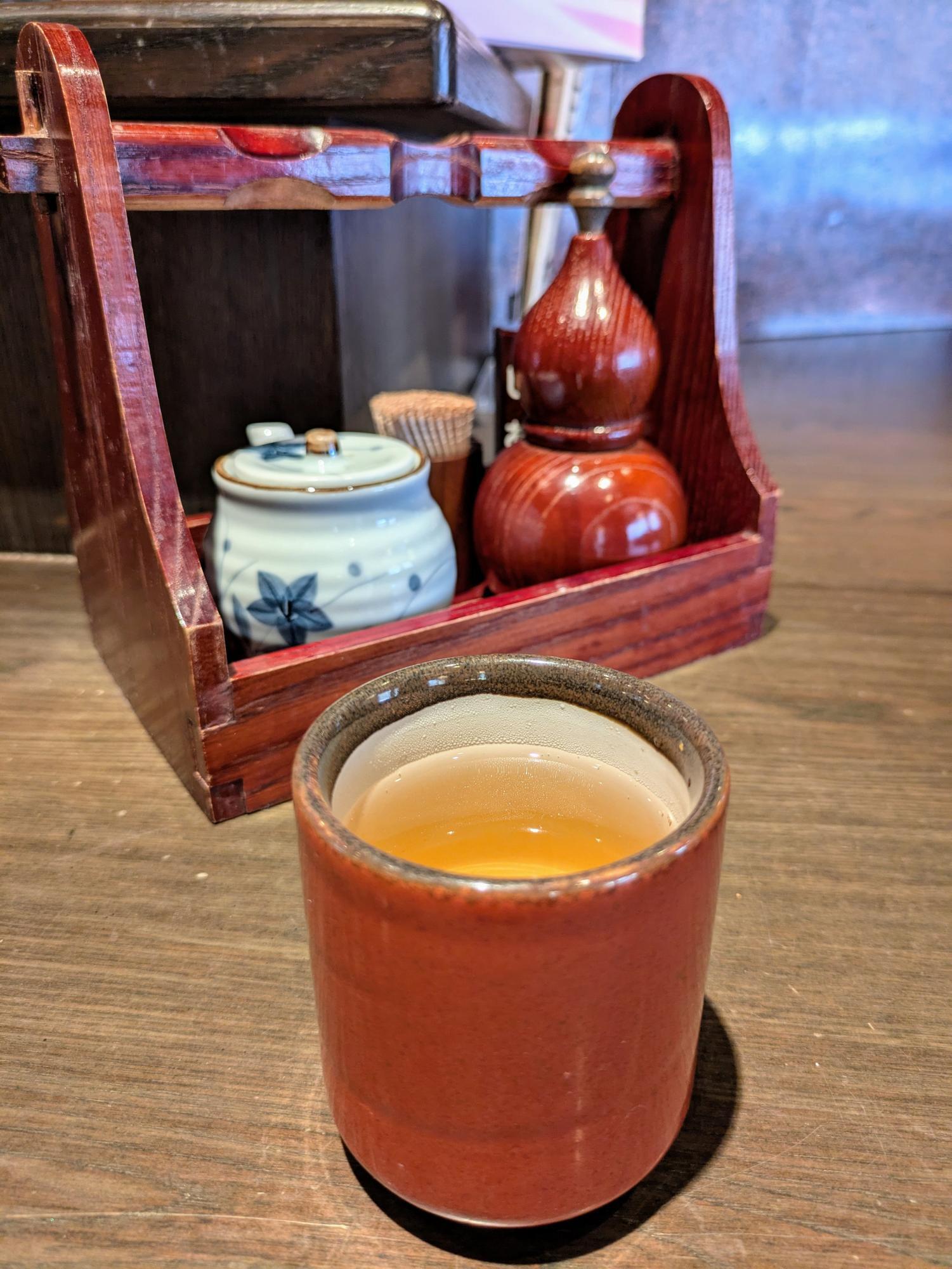 お茶が良い味