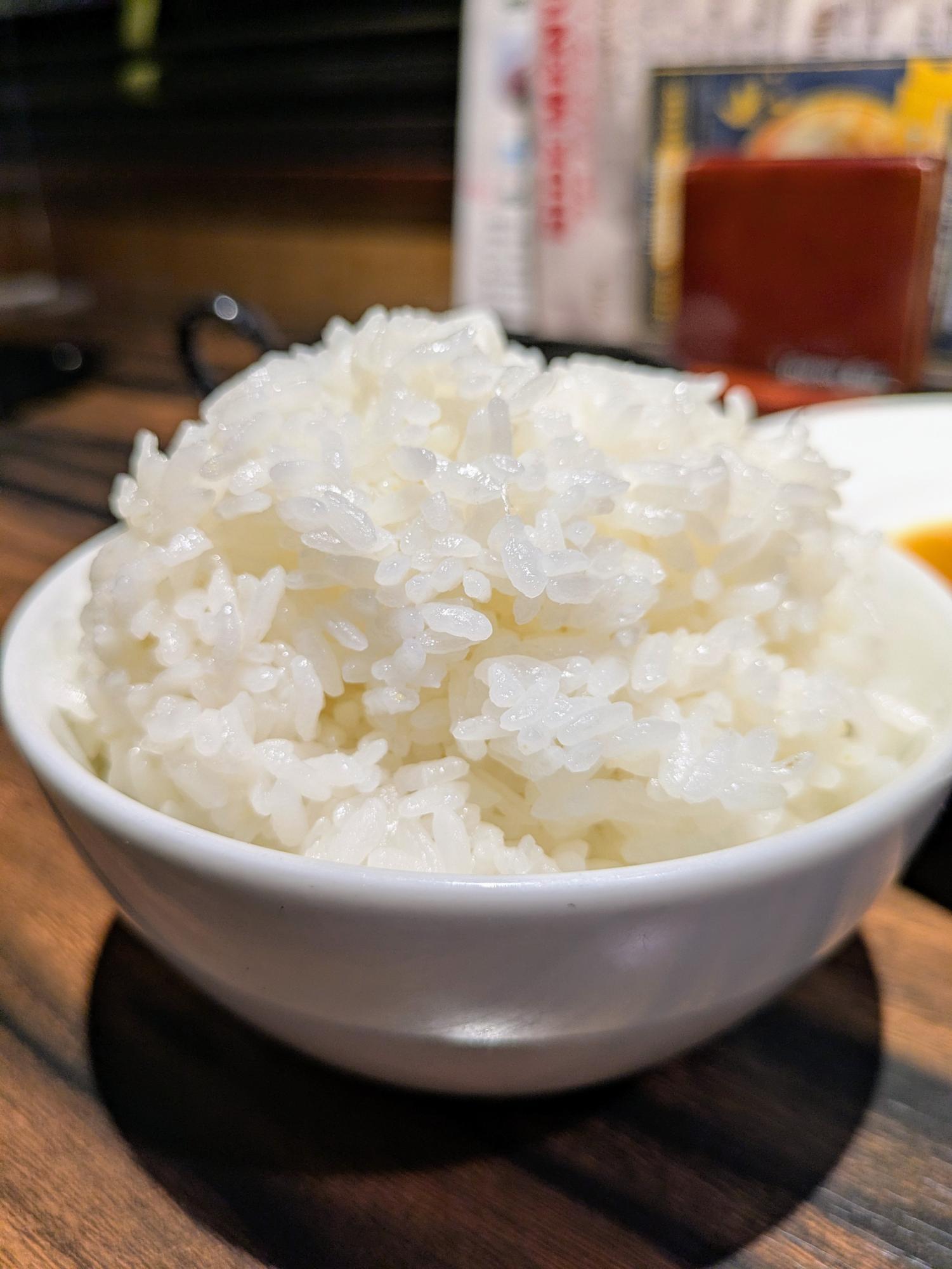大盛りご飯(笑)