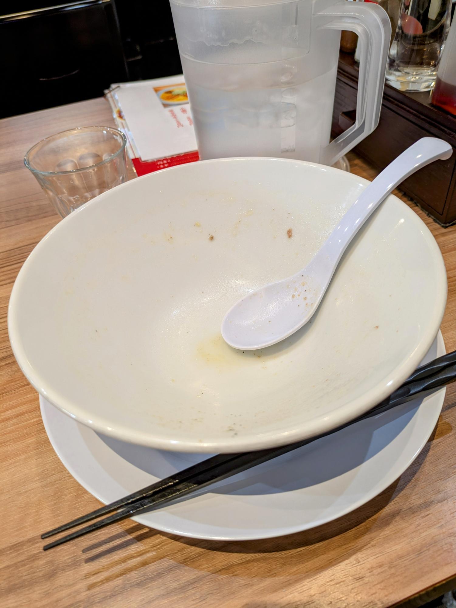 見事に完食・完飲