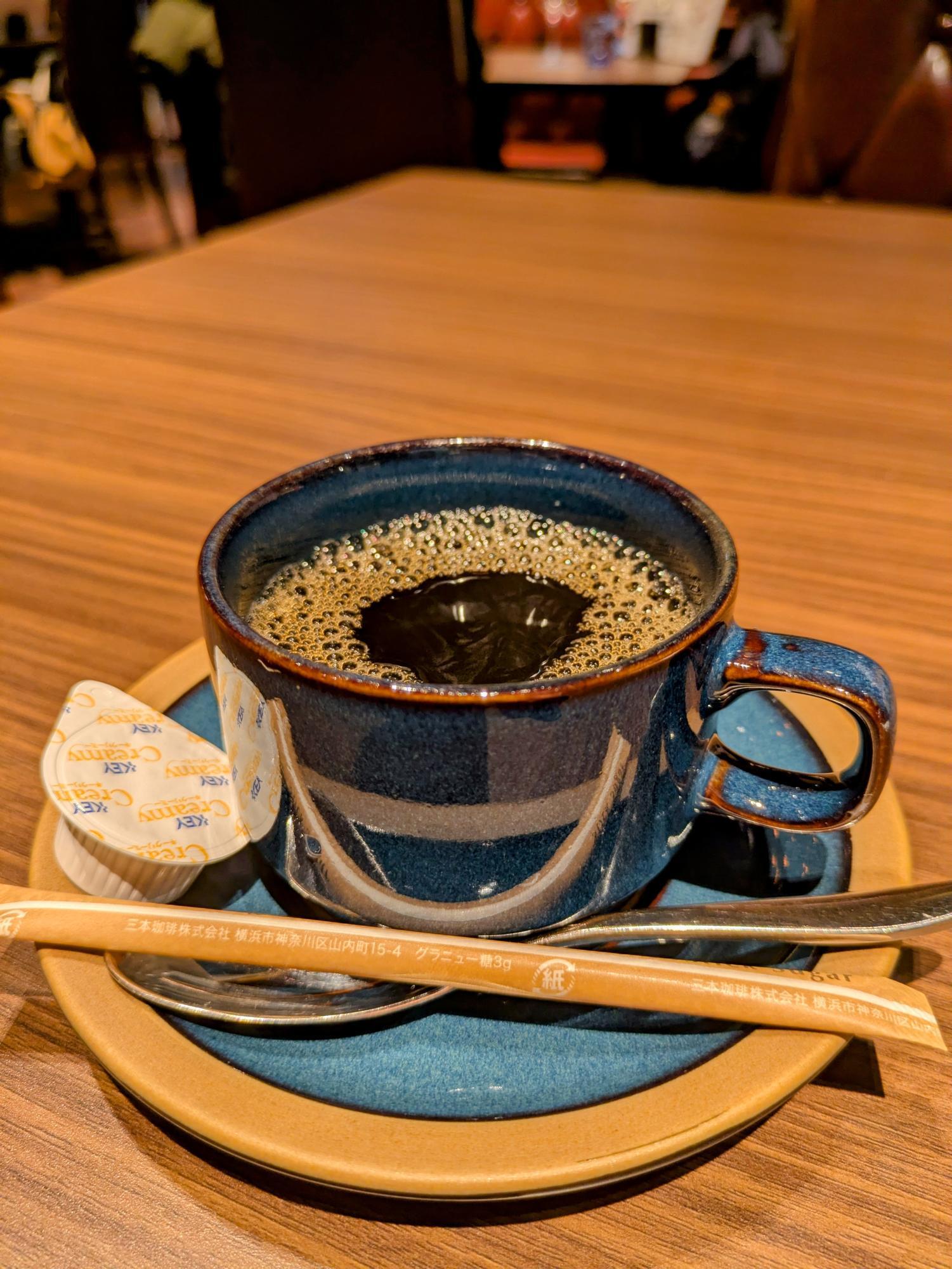 食後のホットコーヒー