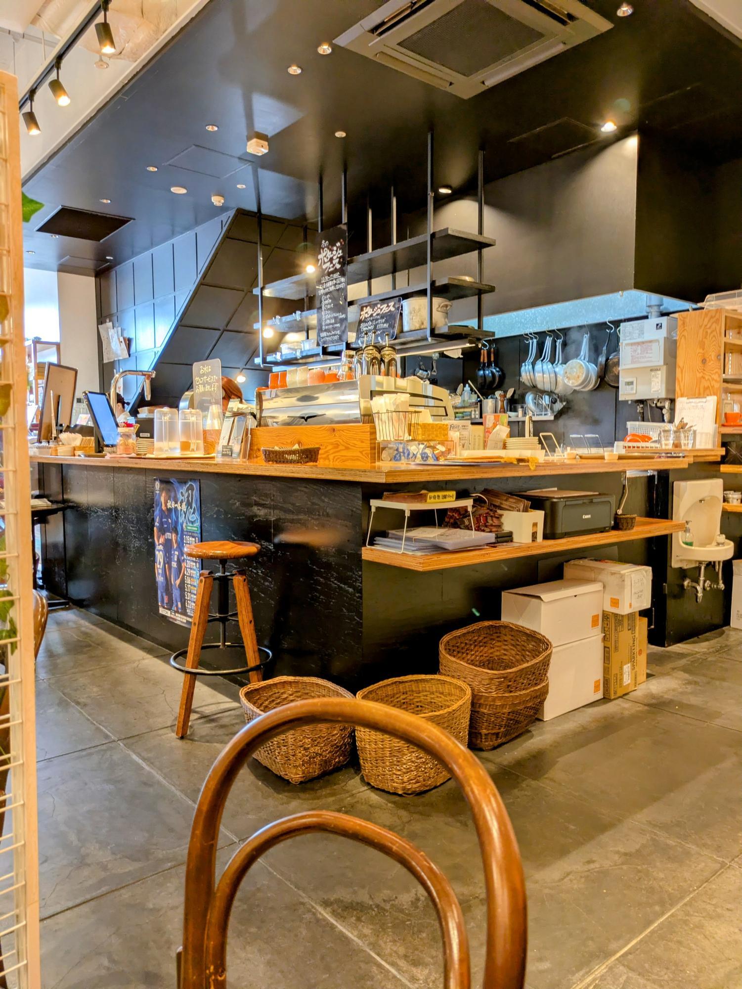 お洒落な店内