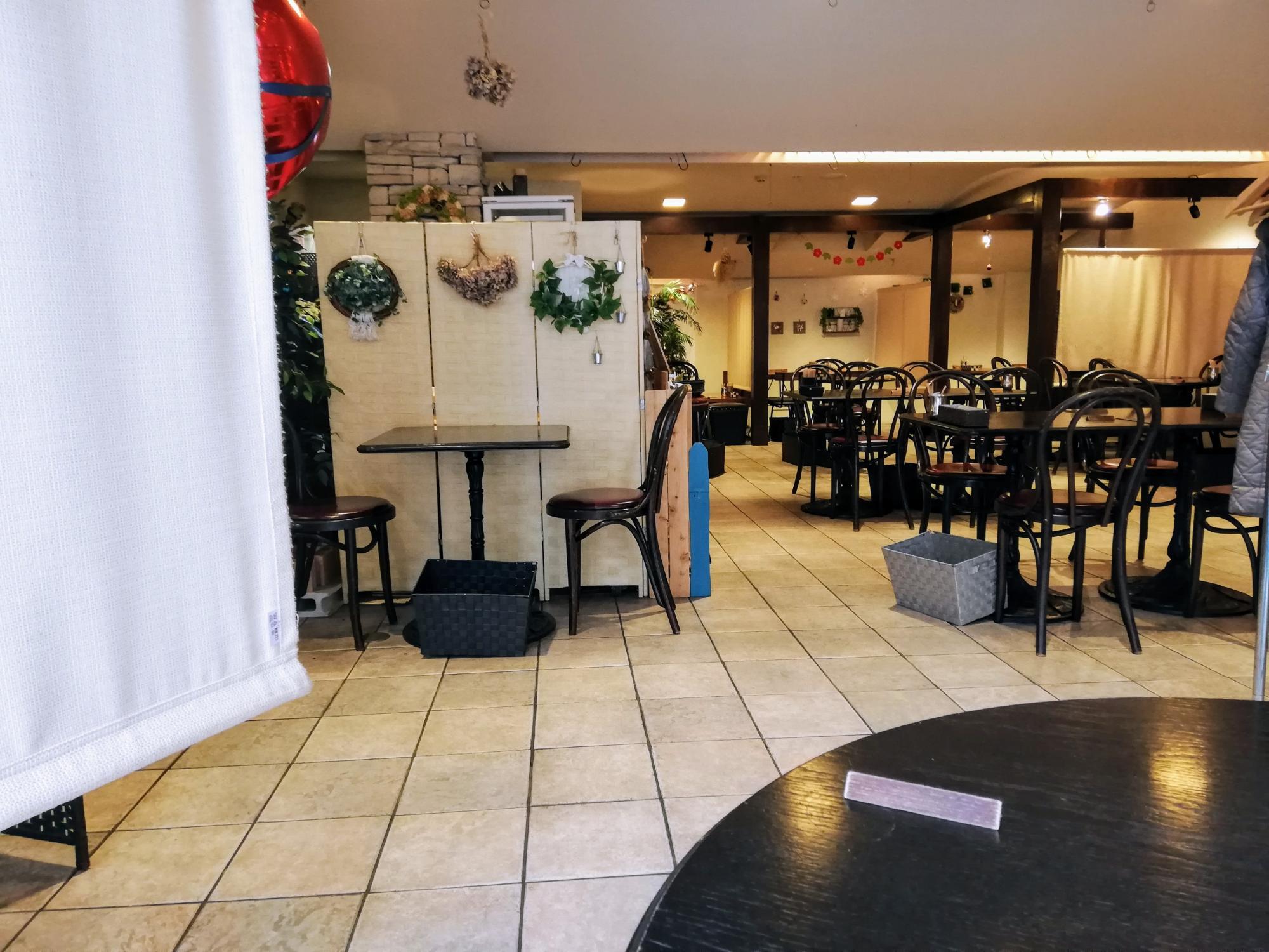 お洒落な店内の様子