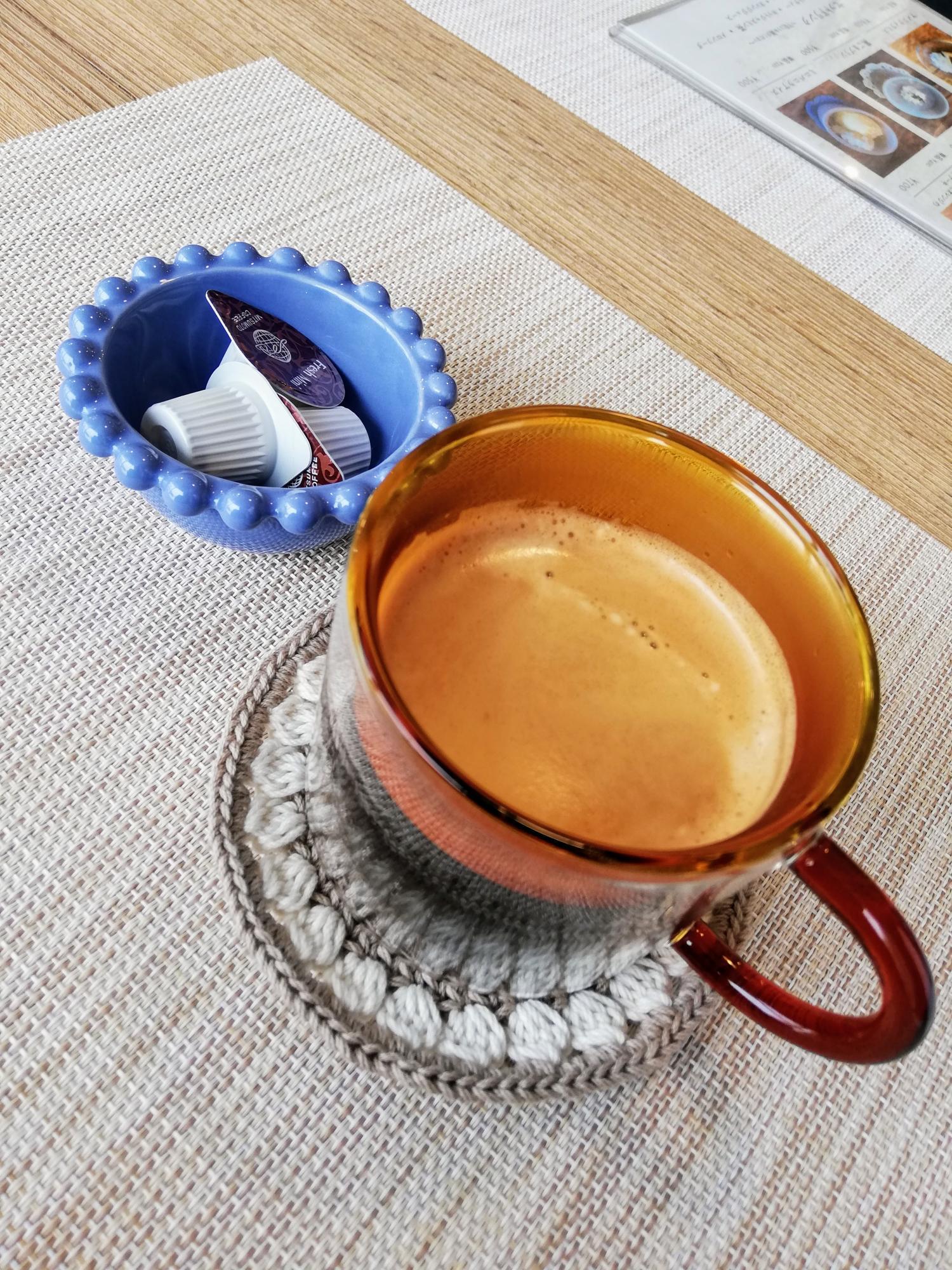 食後のホットコーヒー