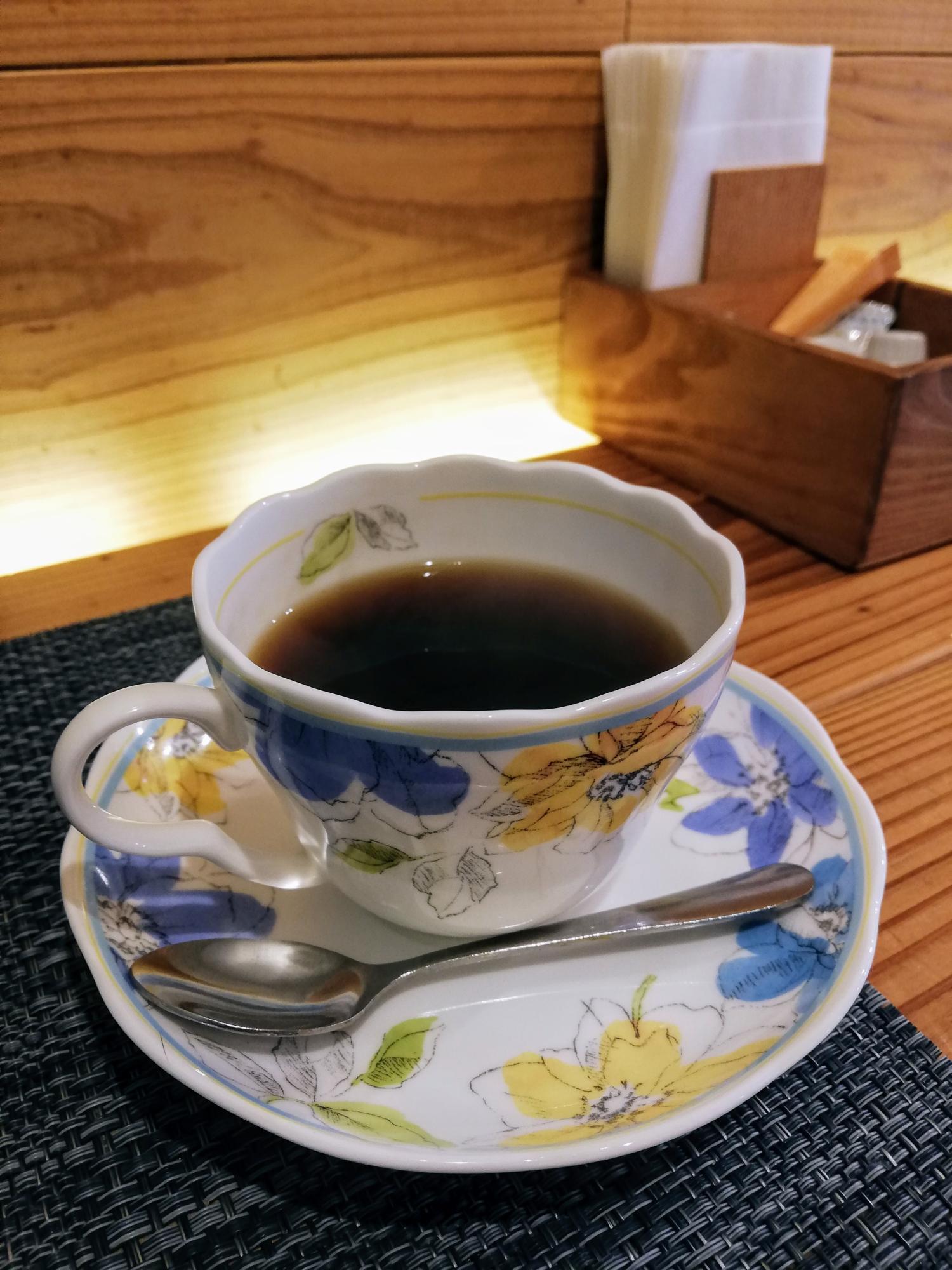 食後のホットコーヒー
