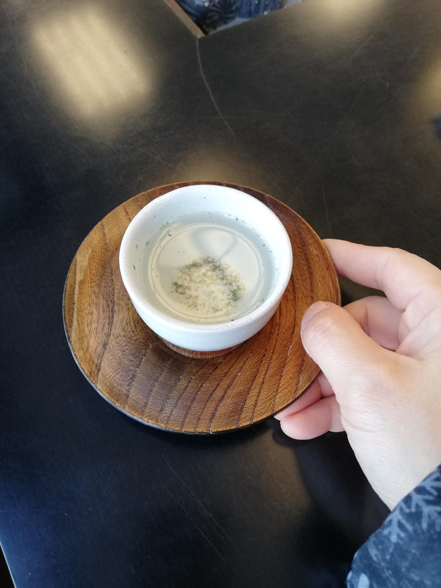 梅こぶ茶美味しい