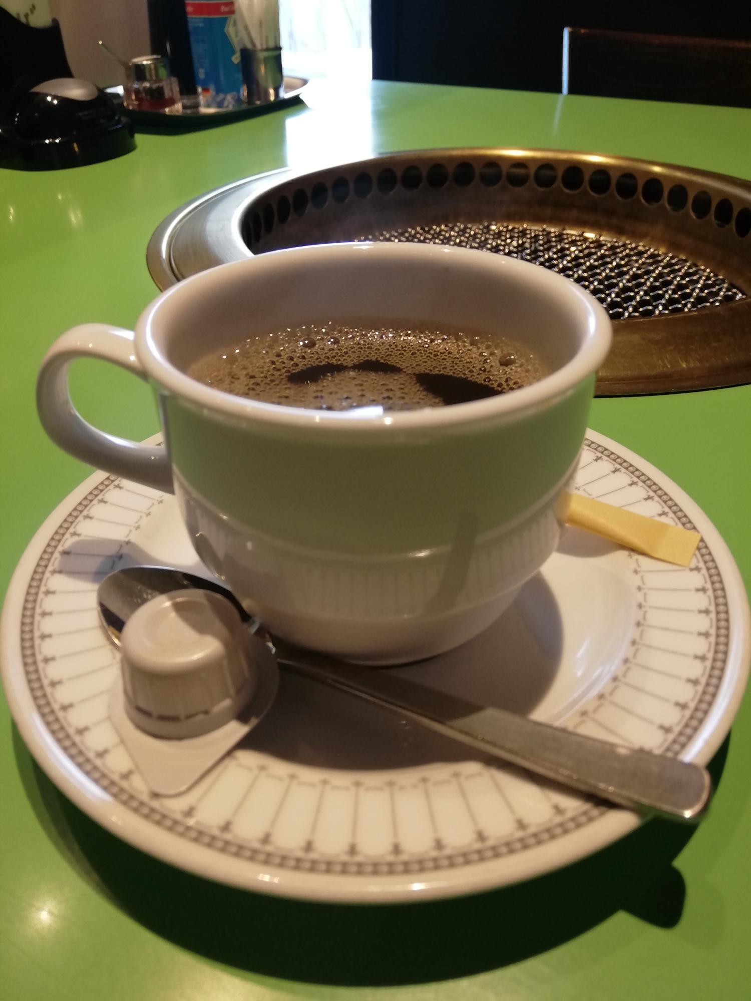 食後のコーヒー