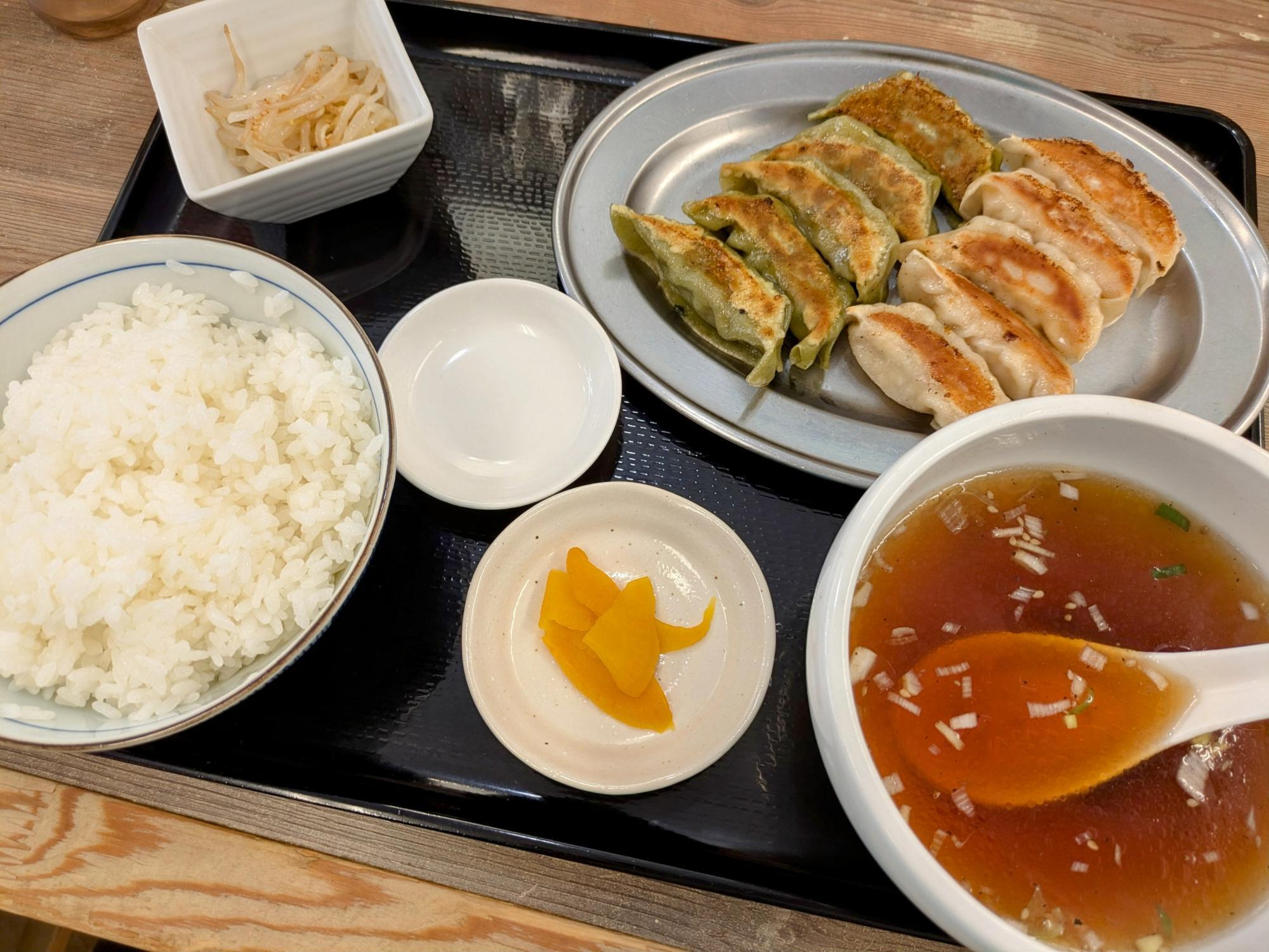餃子定食(ダブル)