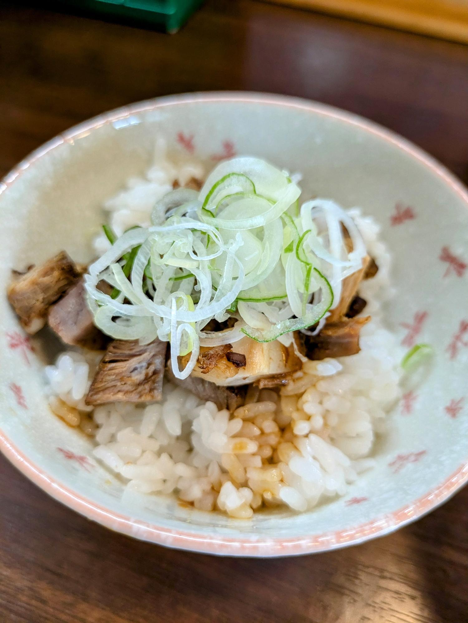 チャーシューご飯