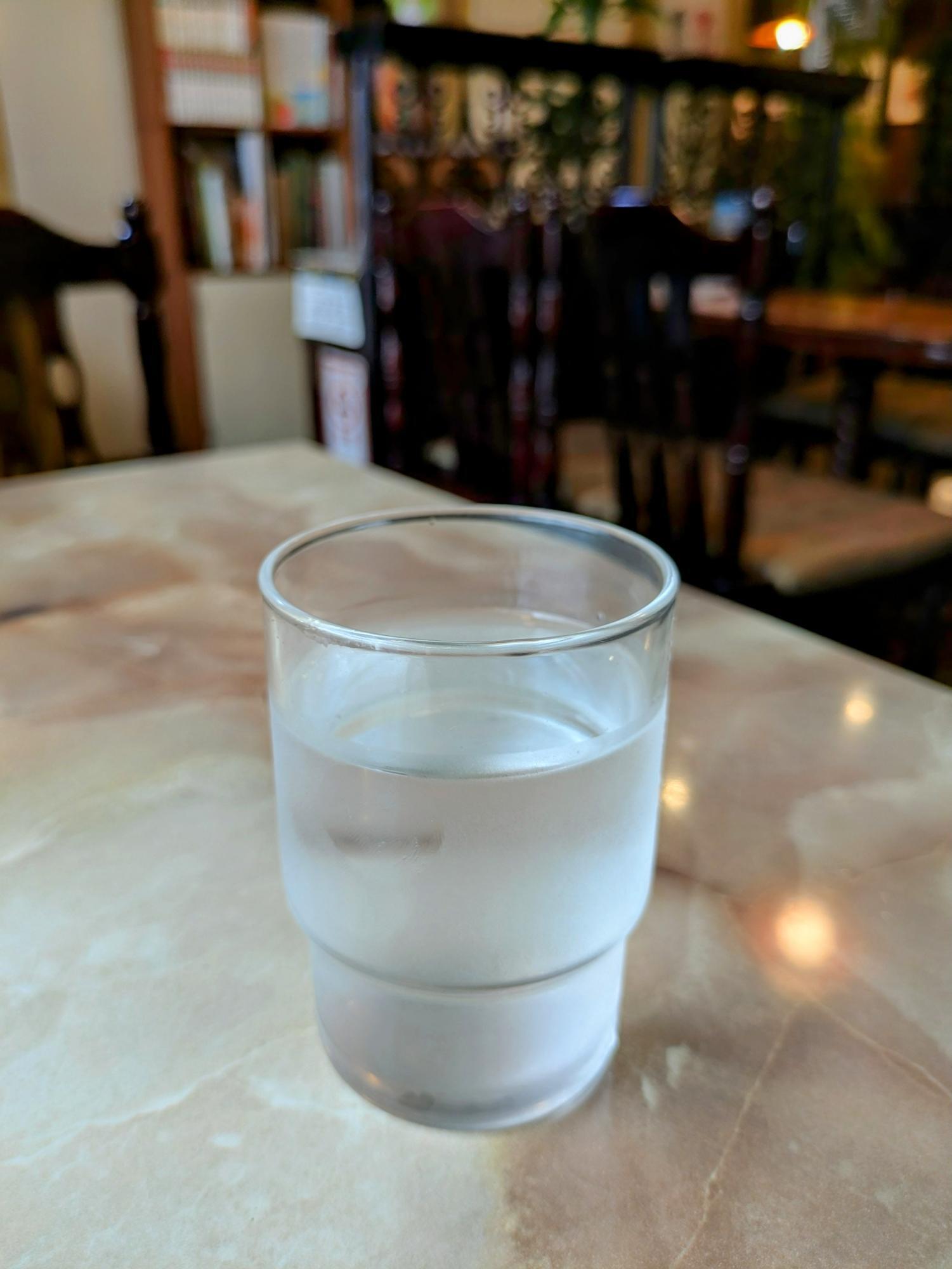 お水も美味しい