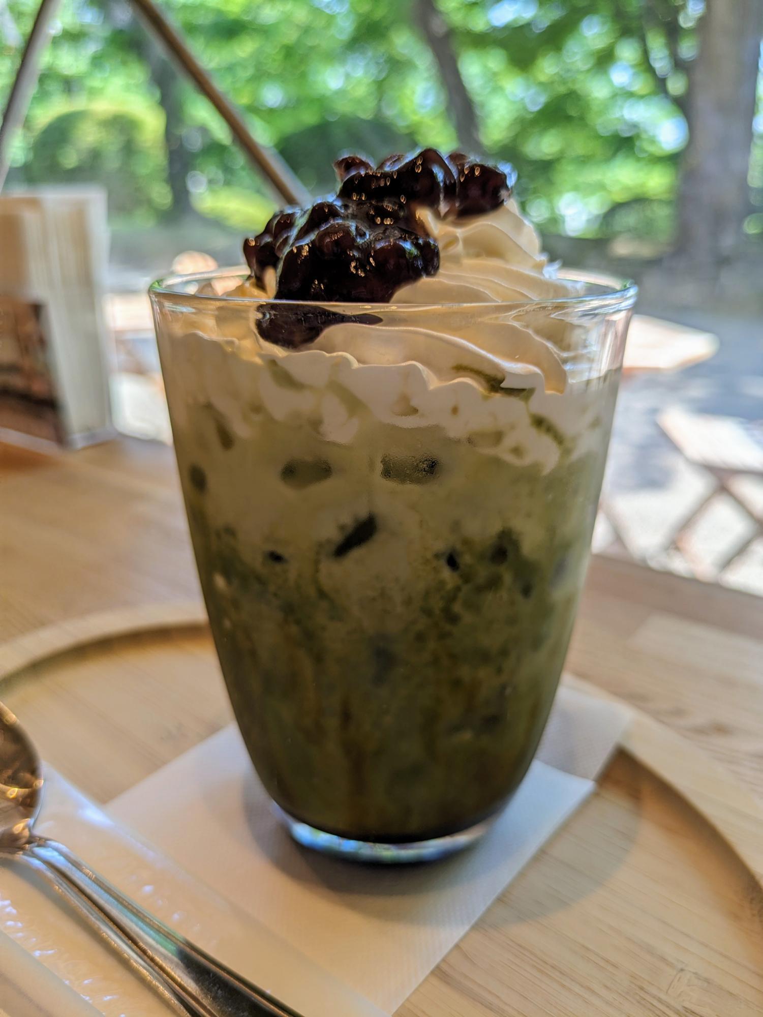 ふわとろ黒糖抹茶です