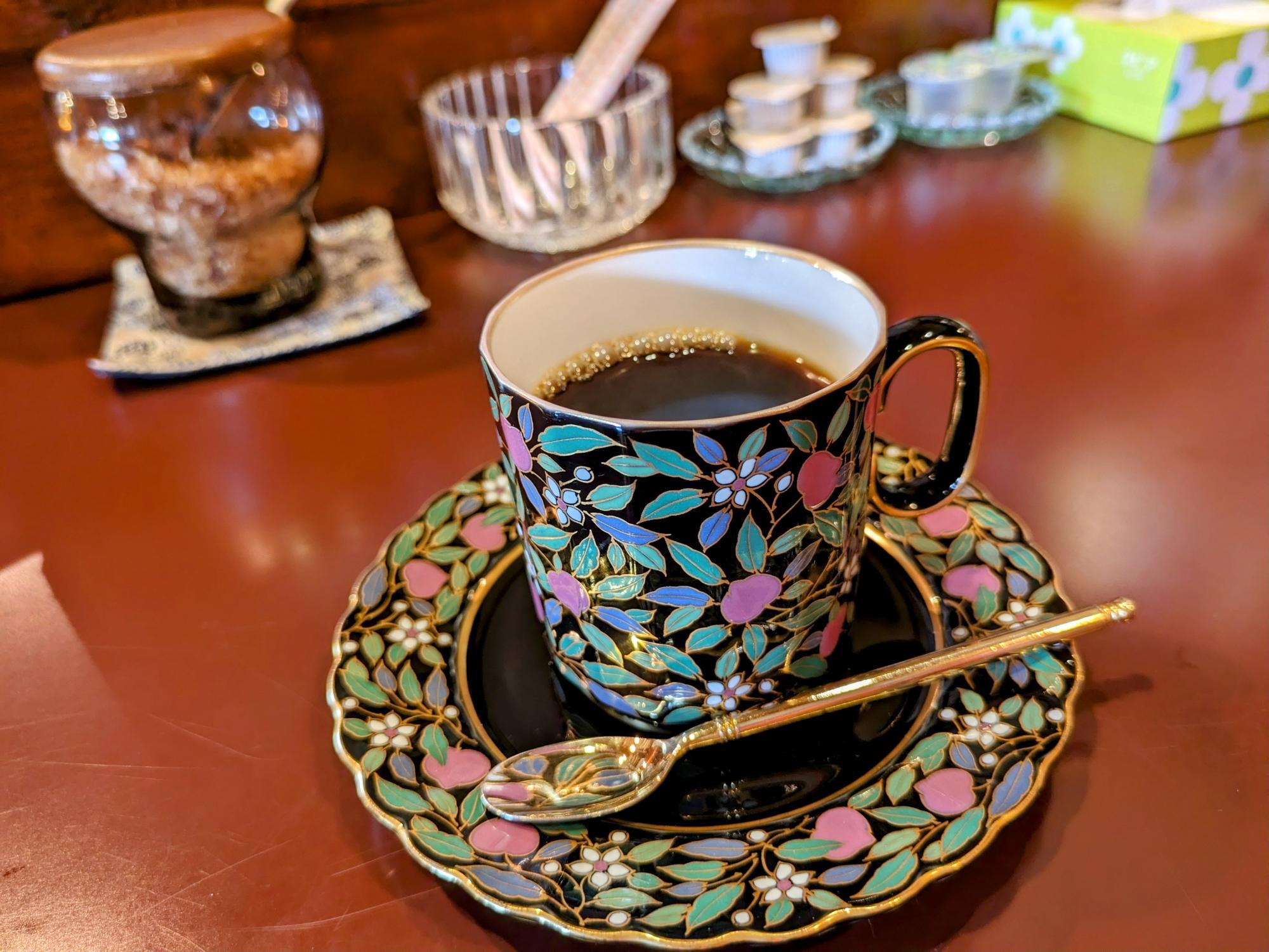 食後のホットコーヒー