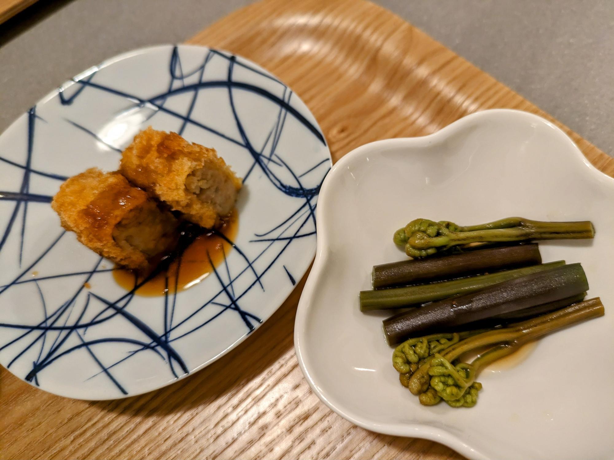 贅沢に副菜も