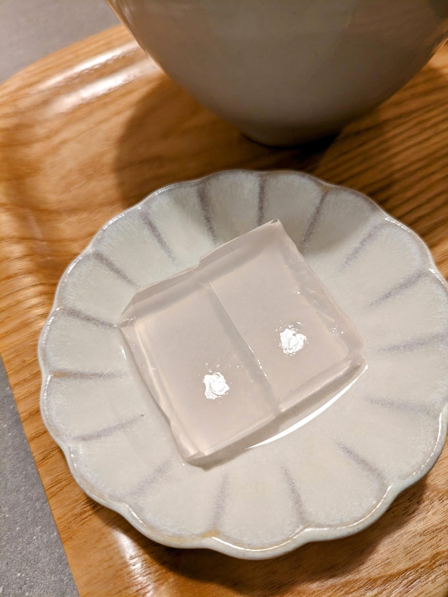 甘味のゼリー