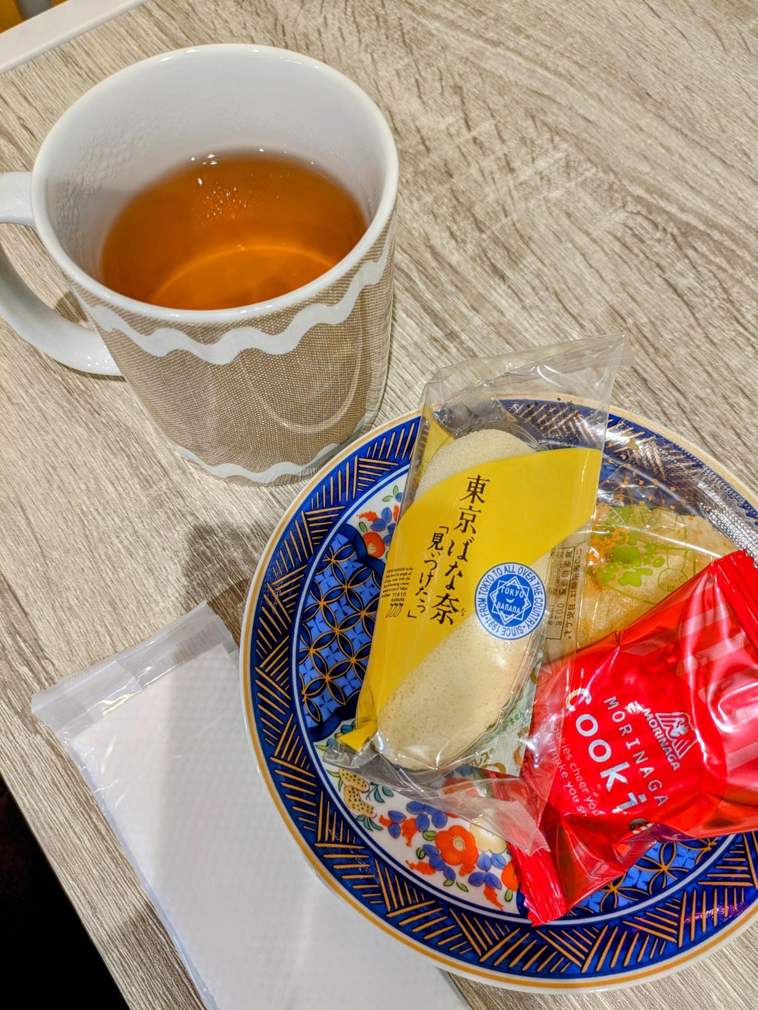 お茶とお菓子