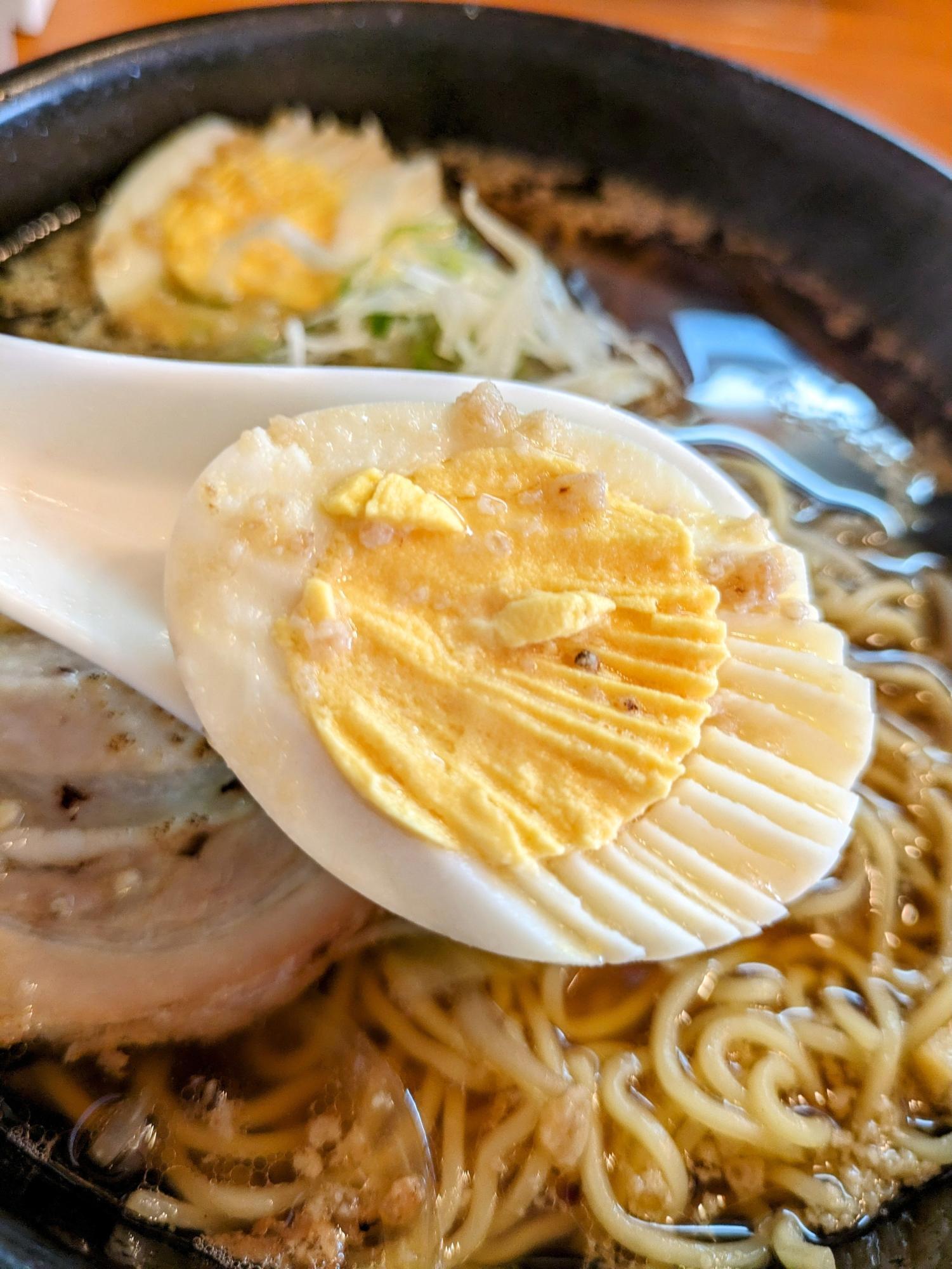 ゆで玉子も美味しい