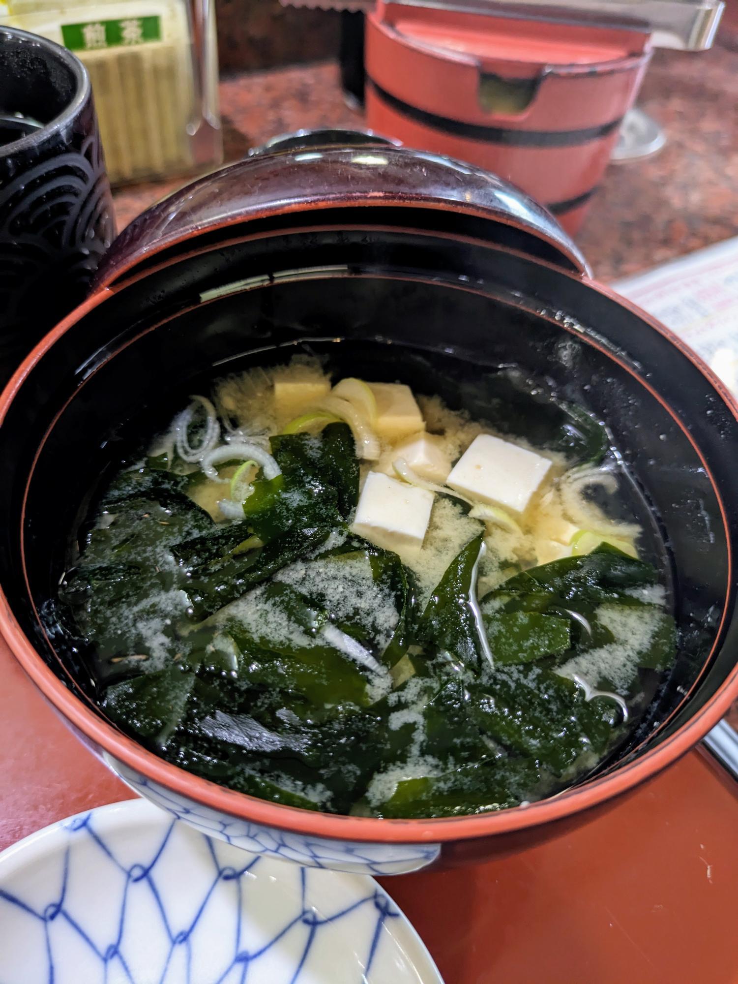 味噌汁も良いですね