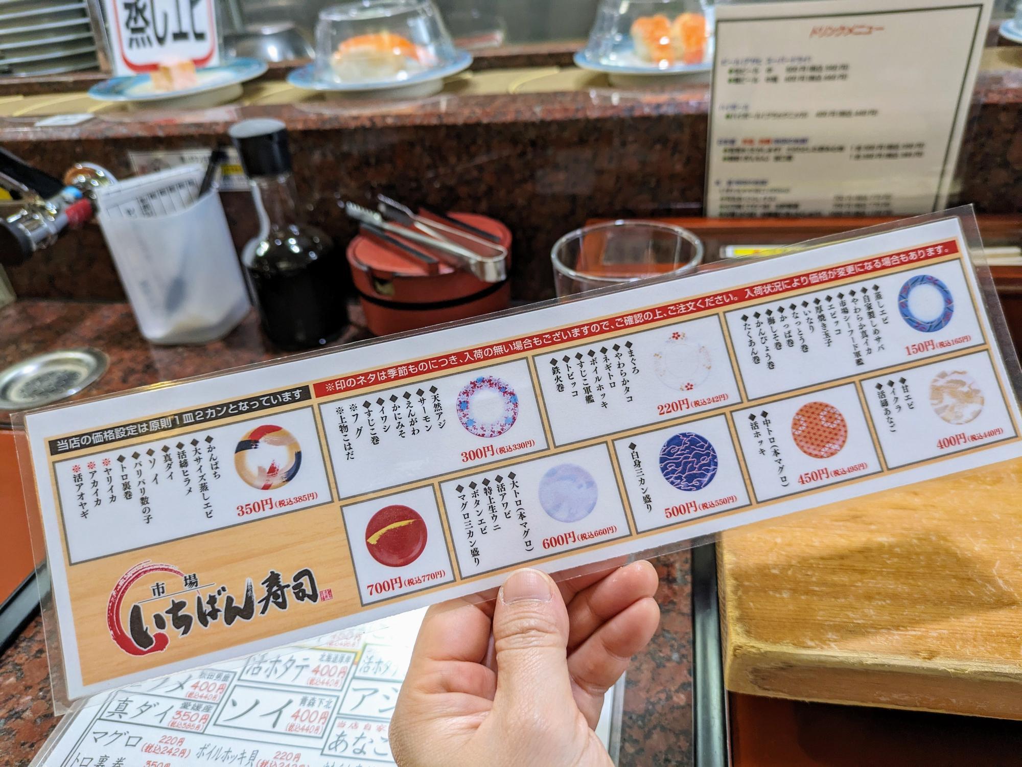 新鮮なネタ揃い