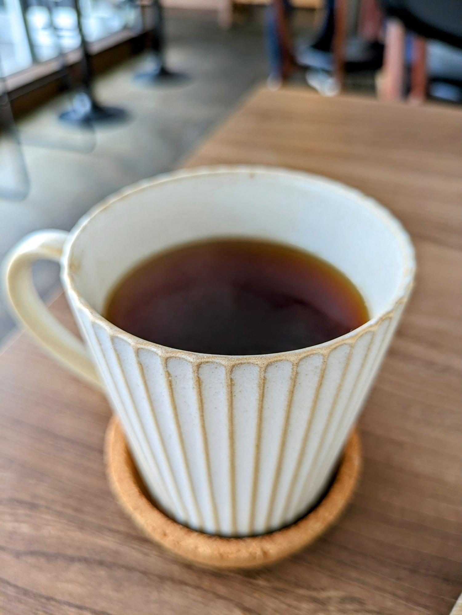 ホットの紅茶です