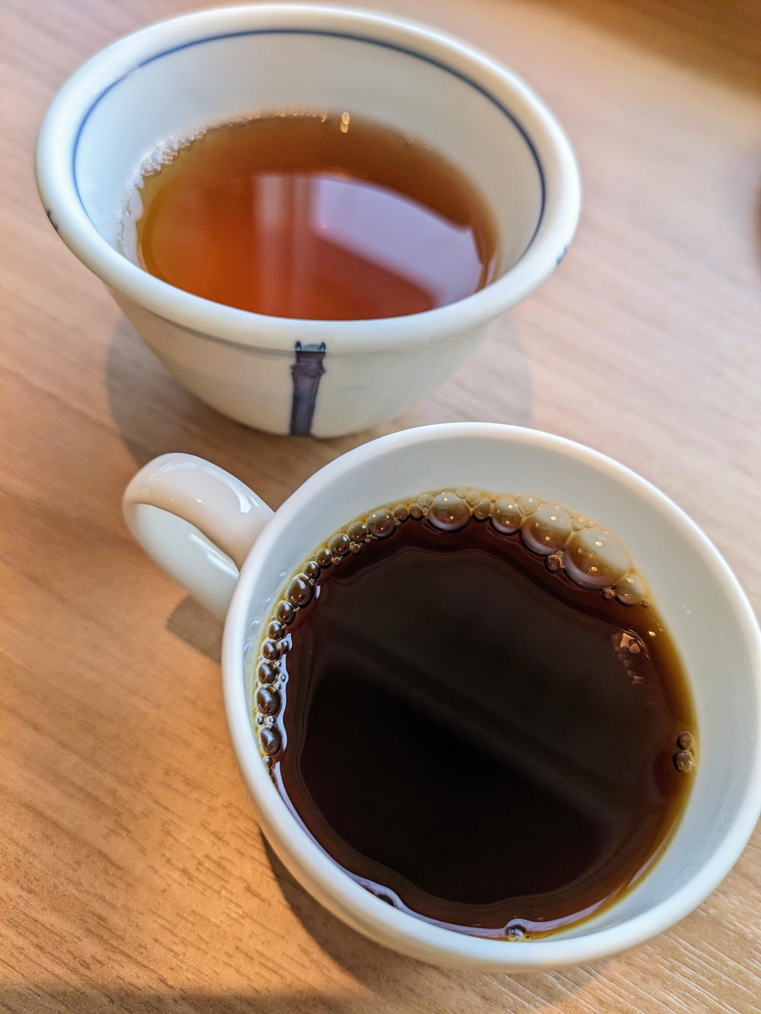 食後のドリンクバー