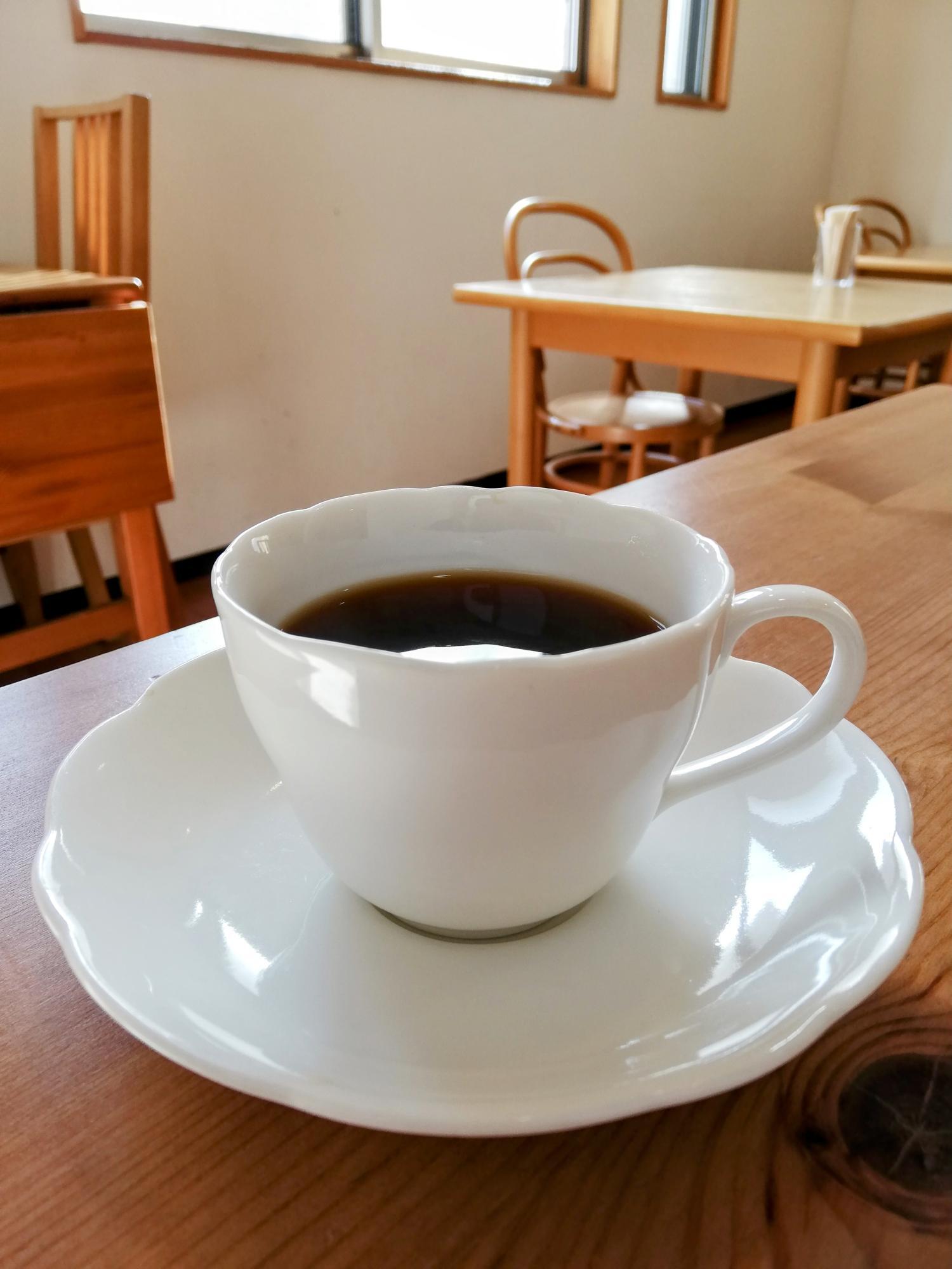 食後の有機コーヒー