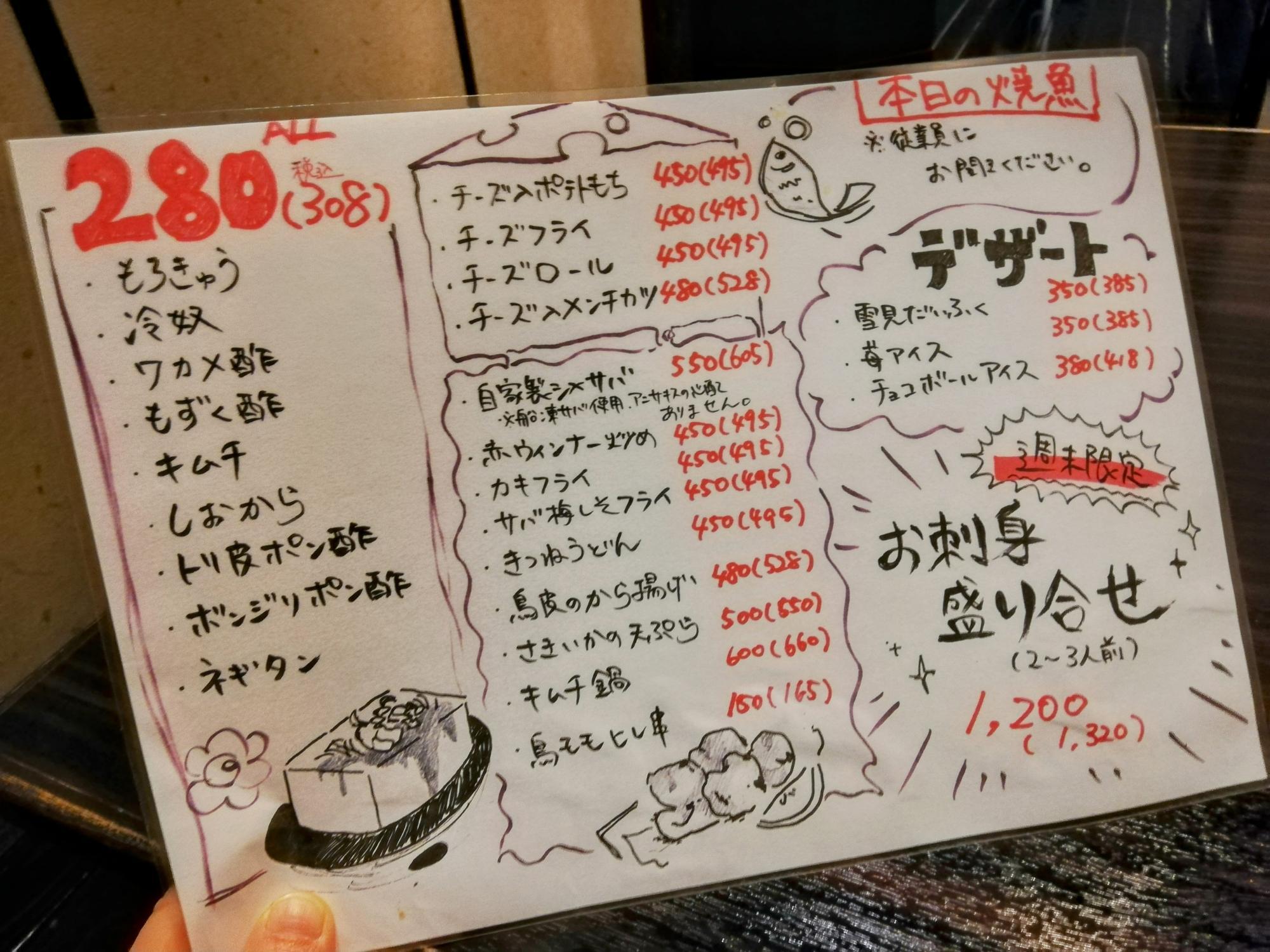 とりあえずの一品から