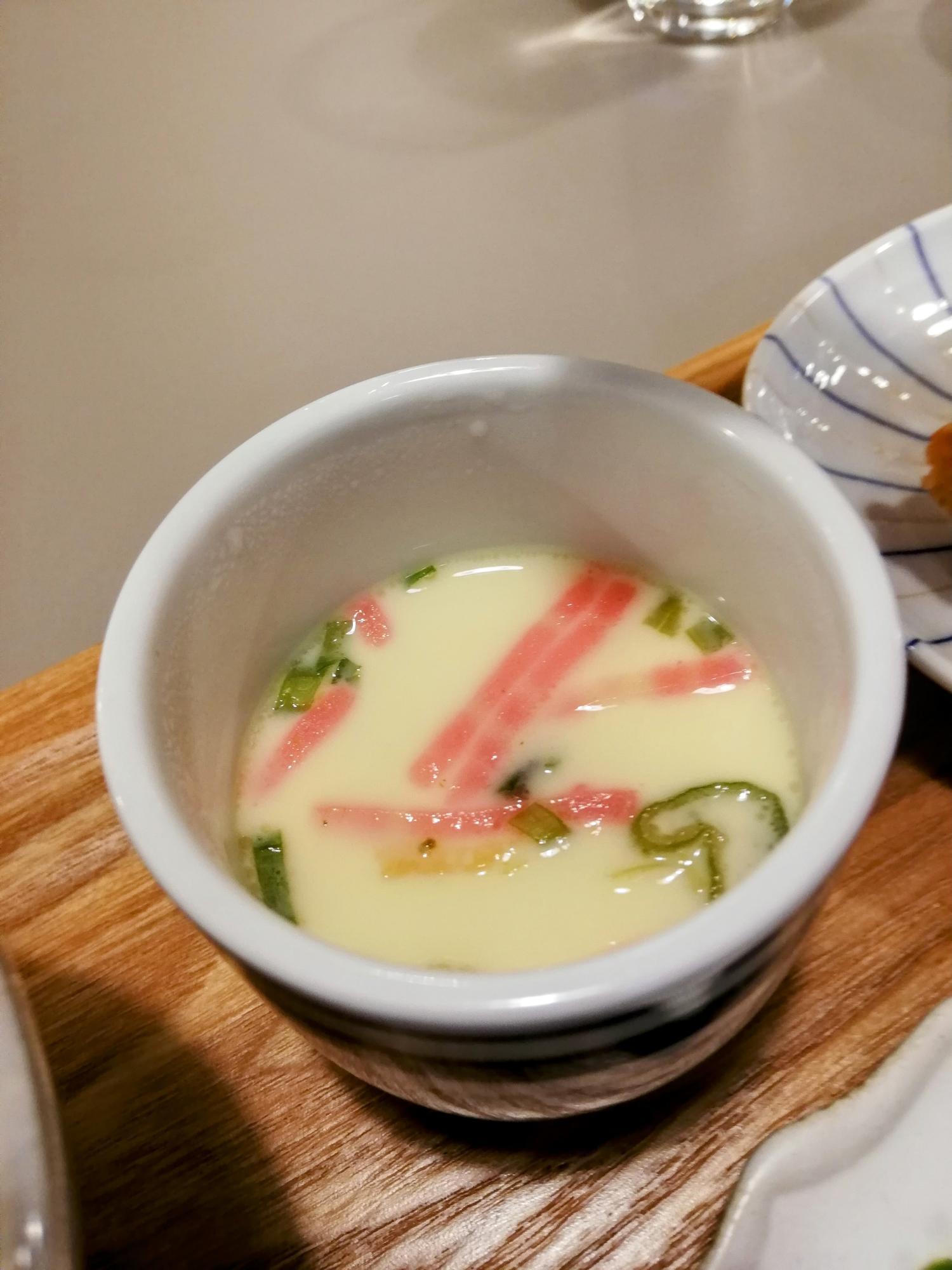 神々しい茶碗蒸し