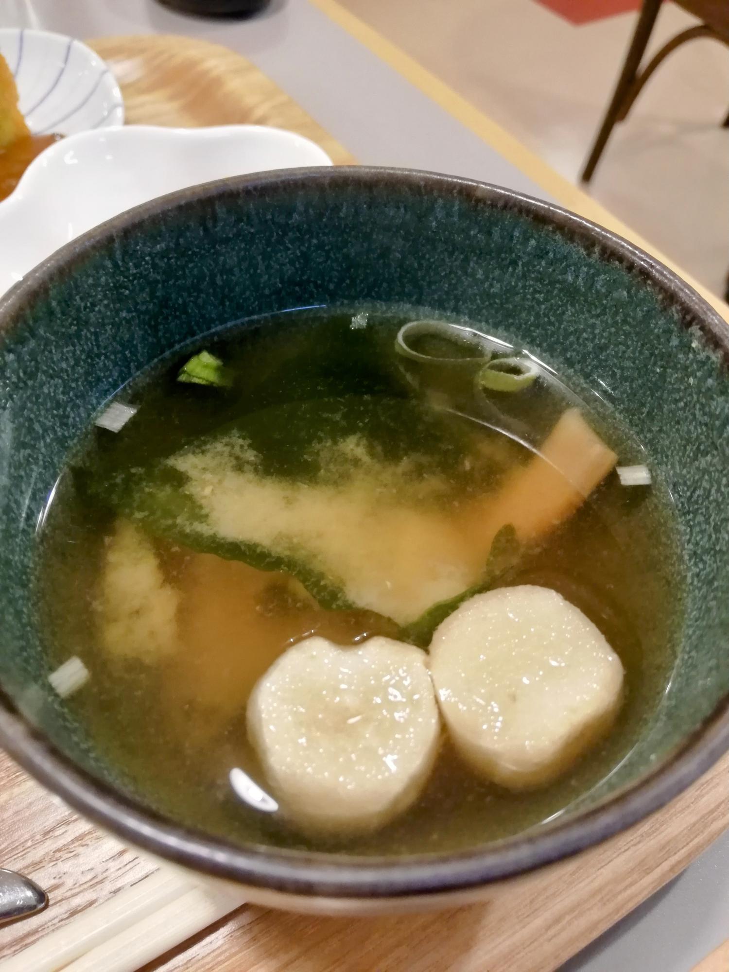 ホッとする味噌汁