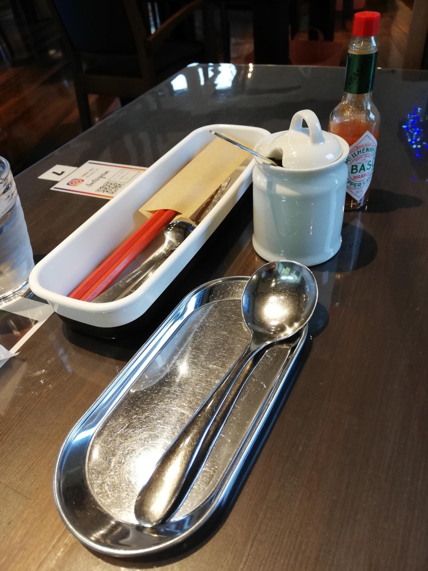 カトラリー類もおしゃれ