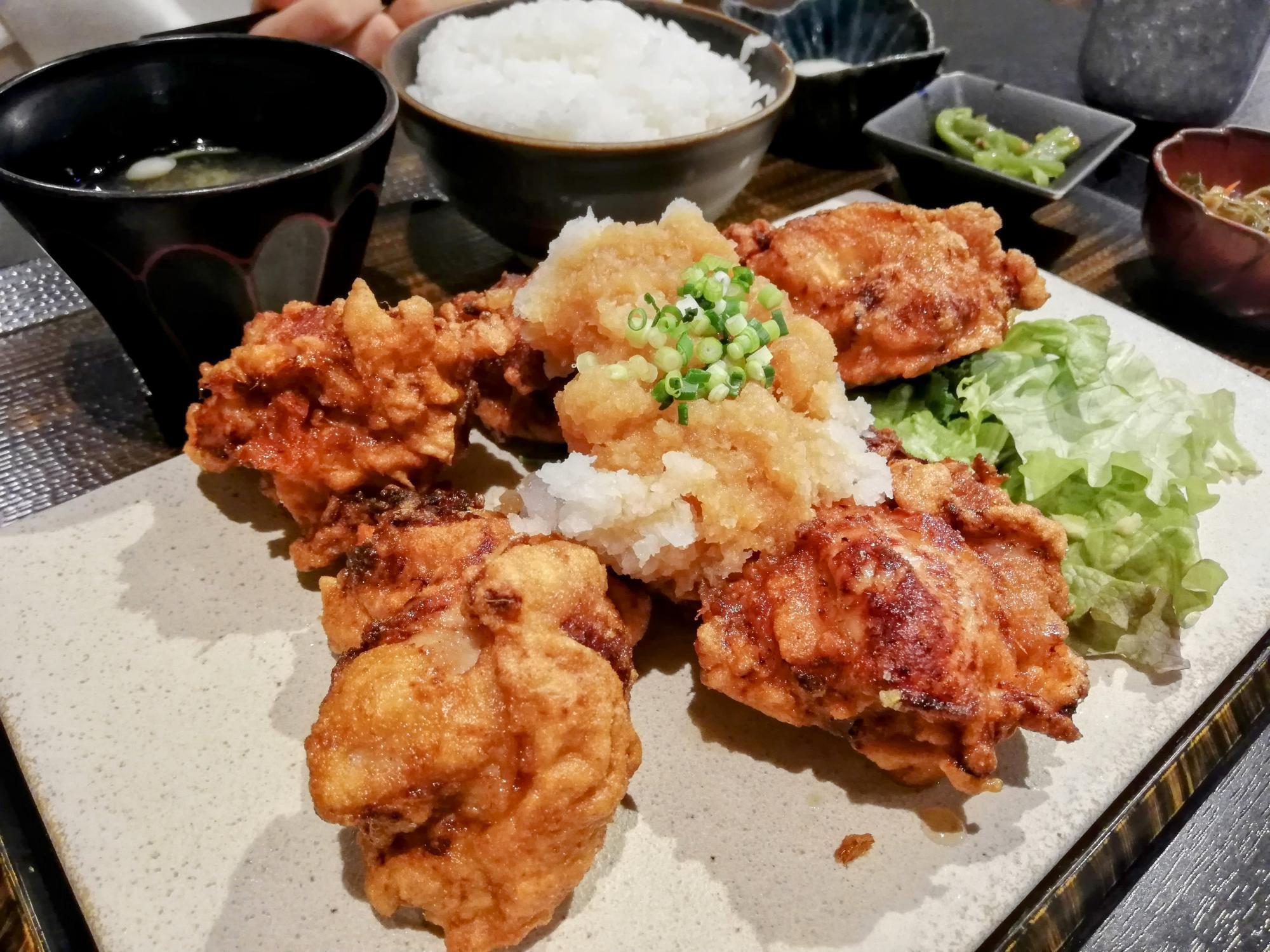 からあげデカ過ぎてビビった(笑)