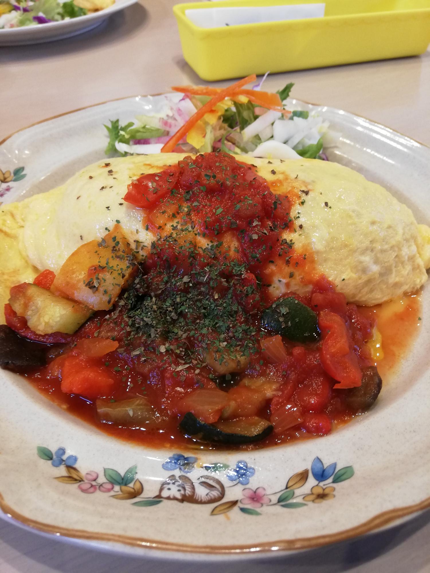 トマト煮込みの野菜
