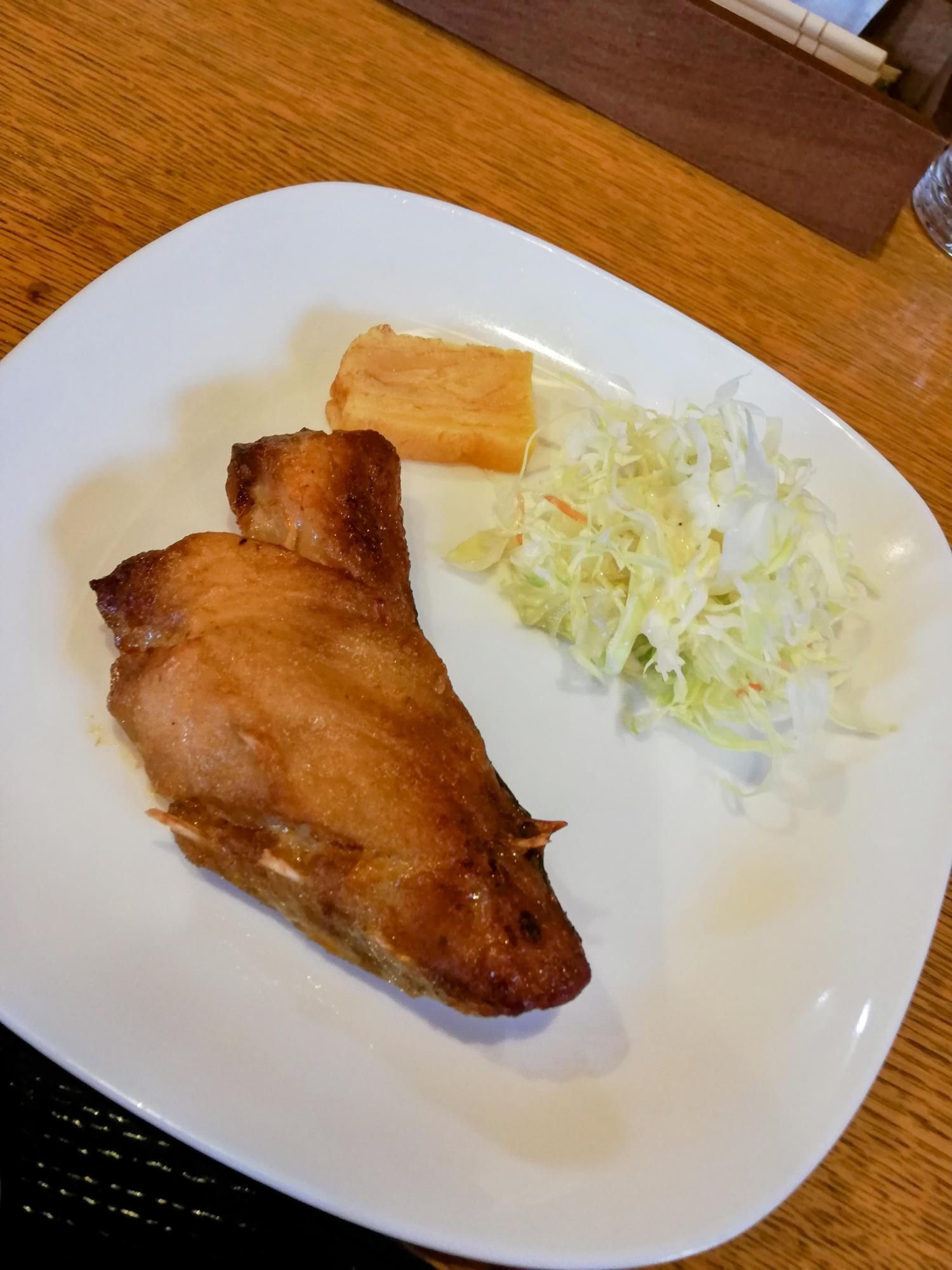 メインのお魚料理