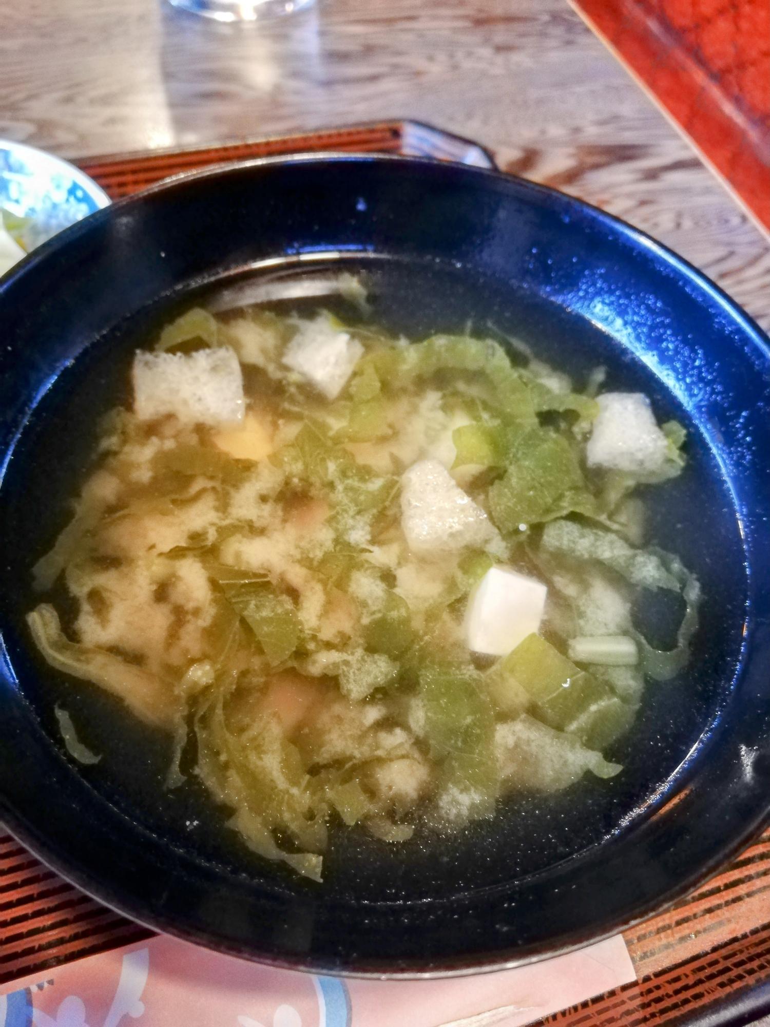 味噌汁も絶品